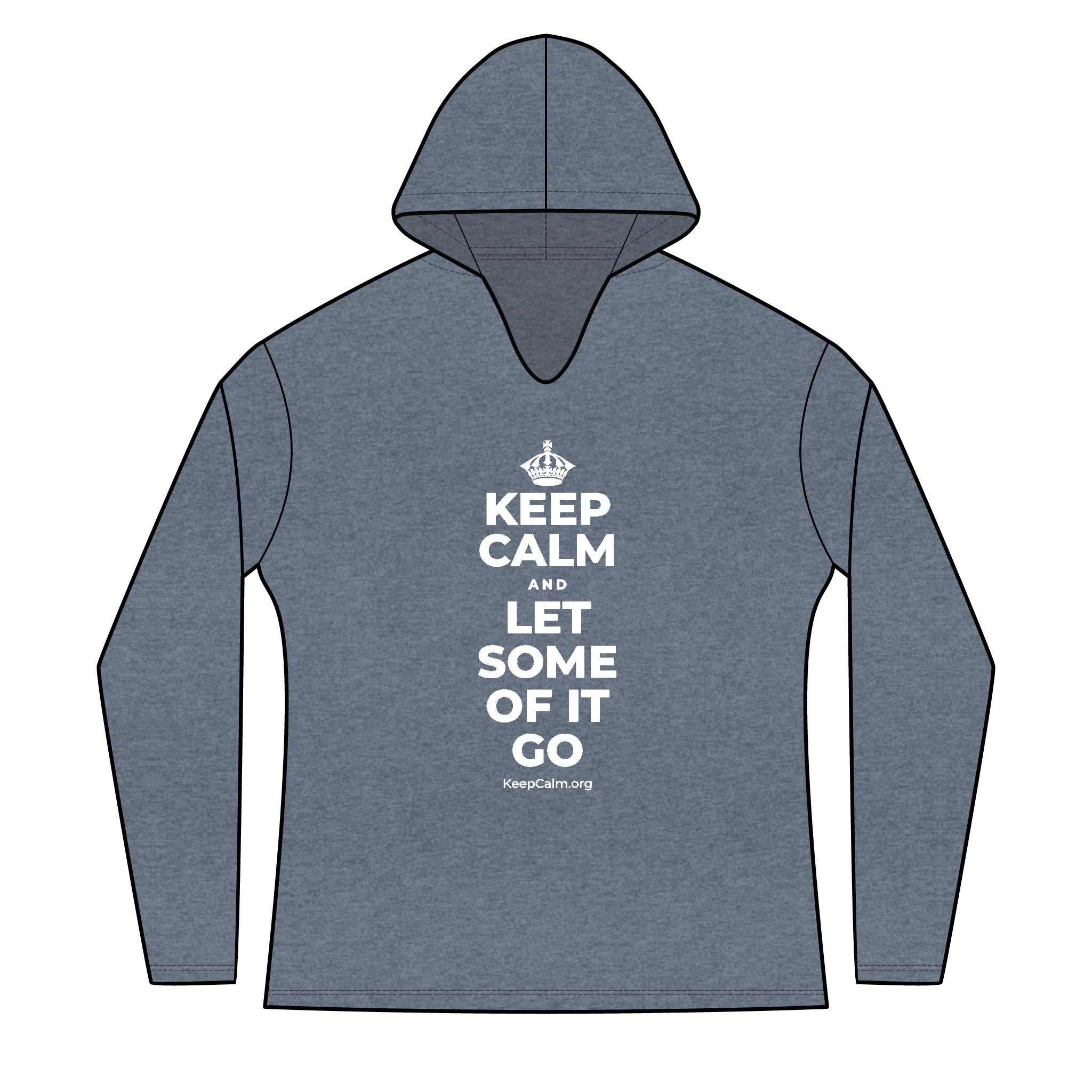 KEEP CALM AND LET SOME OF IT GO Women's Long Sleeve Hoodie