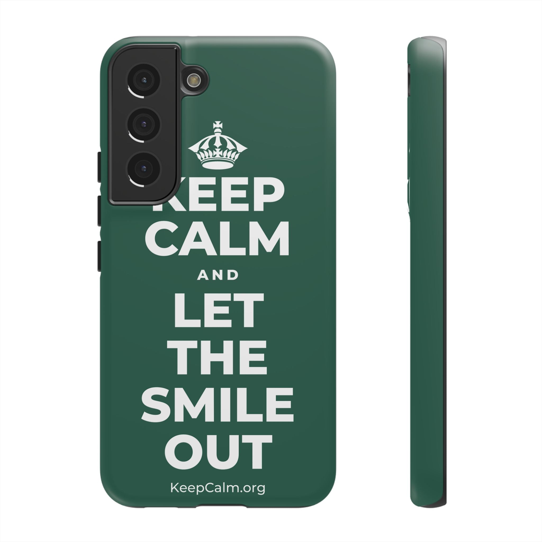 KEEP CALM AND LET THE SMILE OUT Phone Case