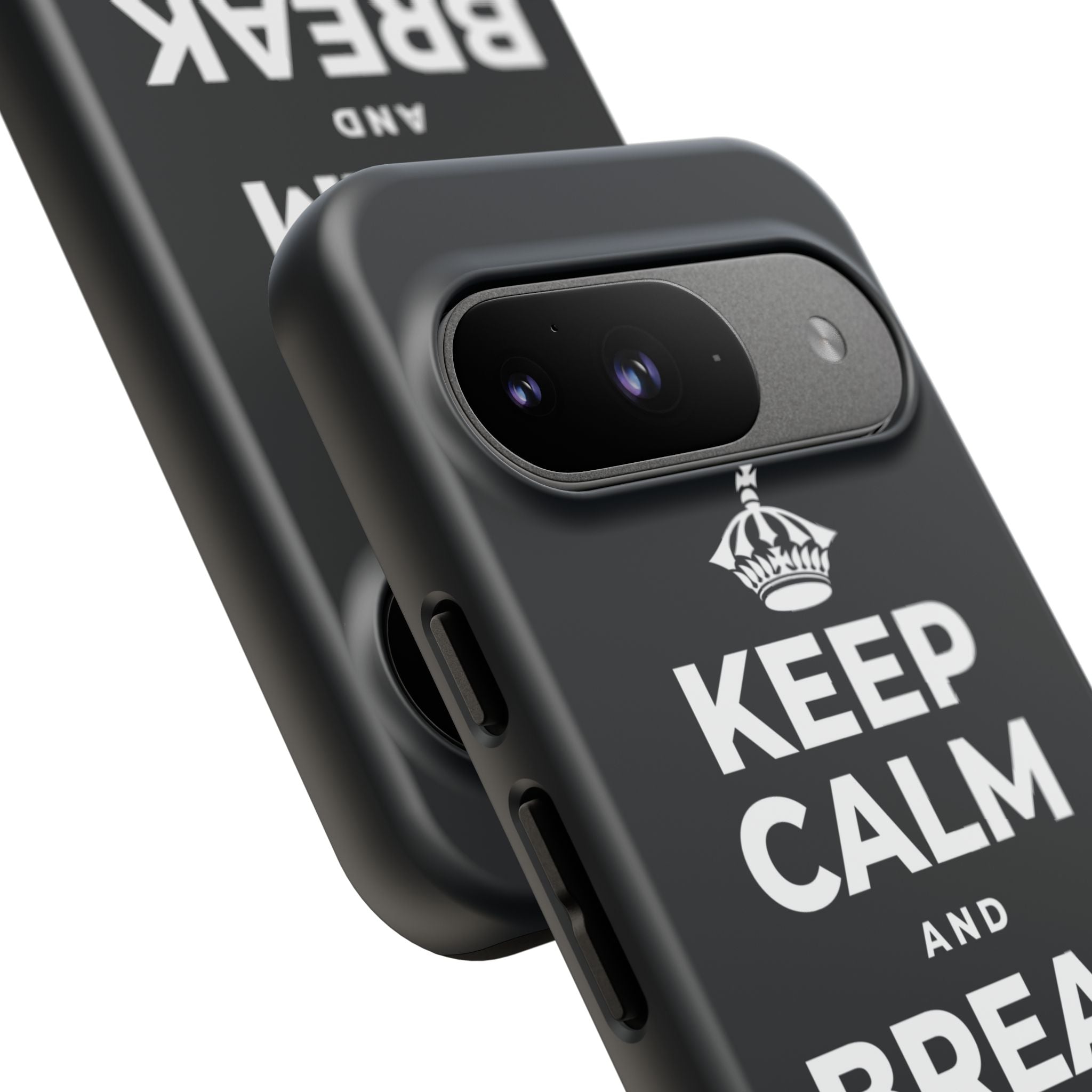 KEEP CALM AND BREAK THE MOLD Phone Case (Dark)