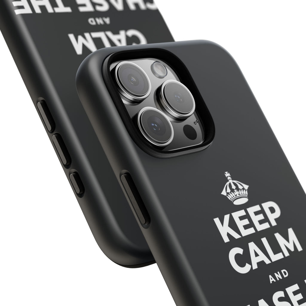 KEEP CALM AND CHASE THE MOONLIGHT Phone Case (Dark)