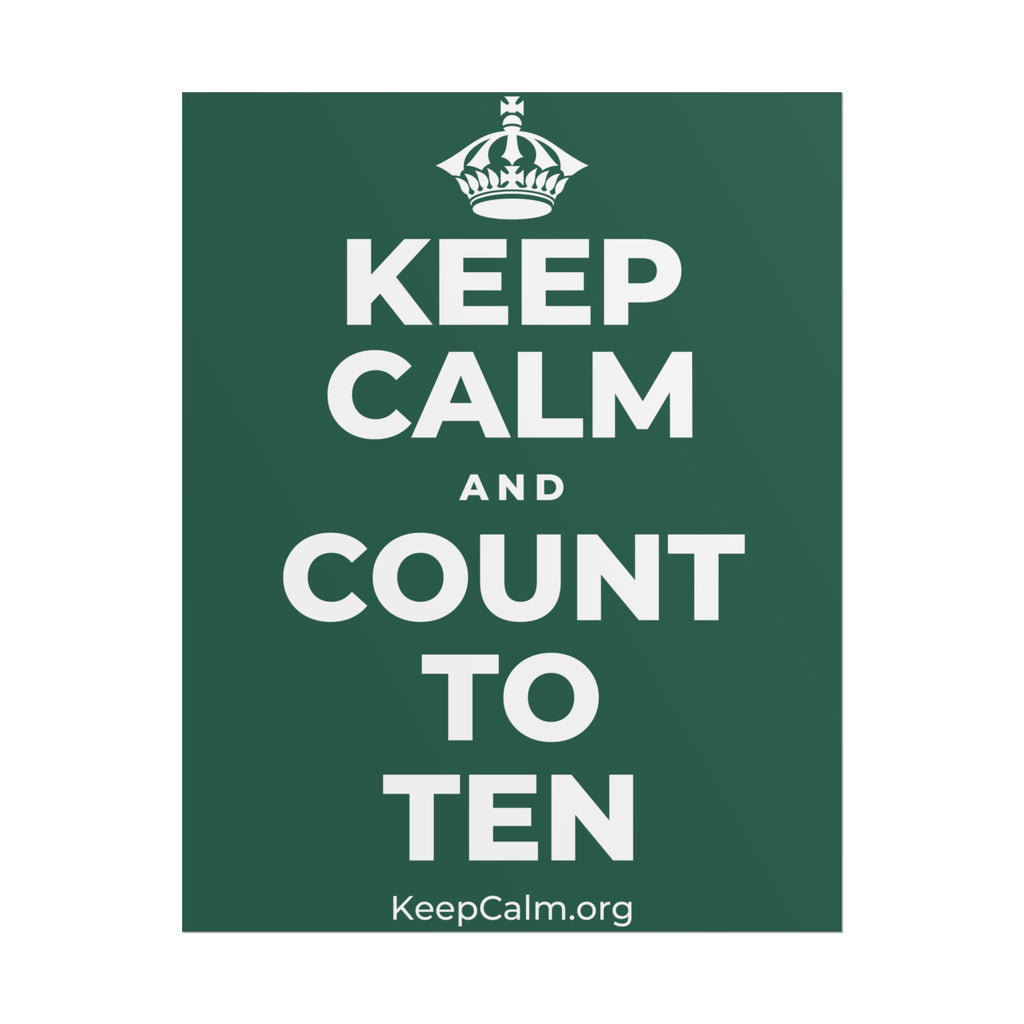 KEEP CALM AND COUNT TO TEN Poster