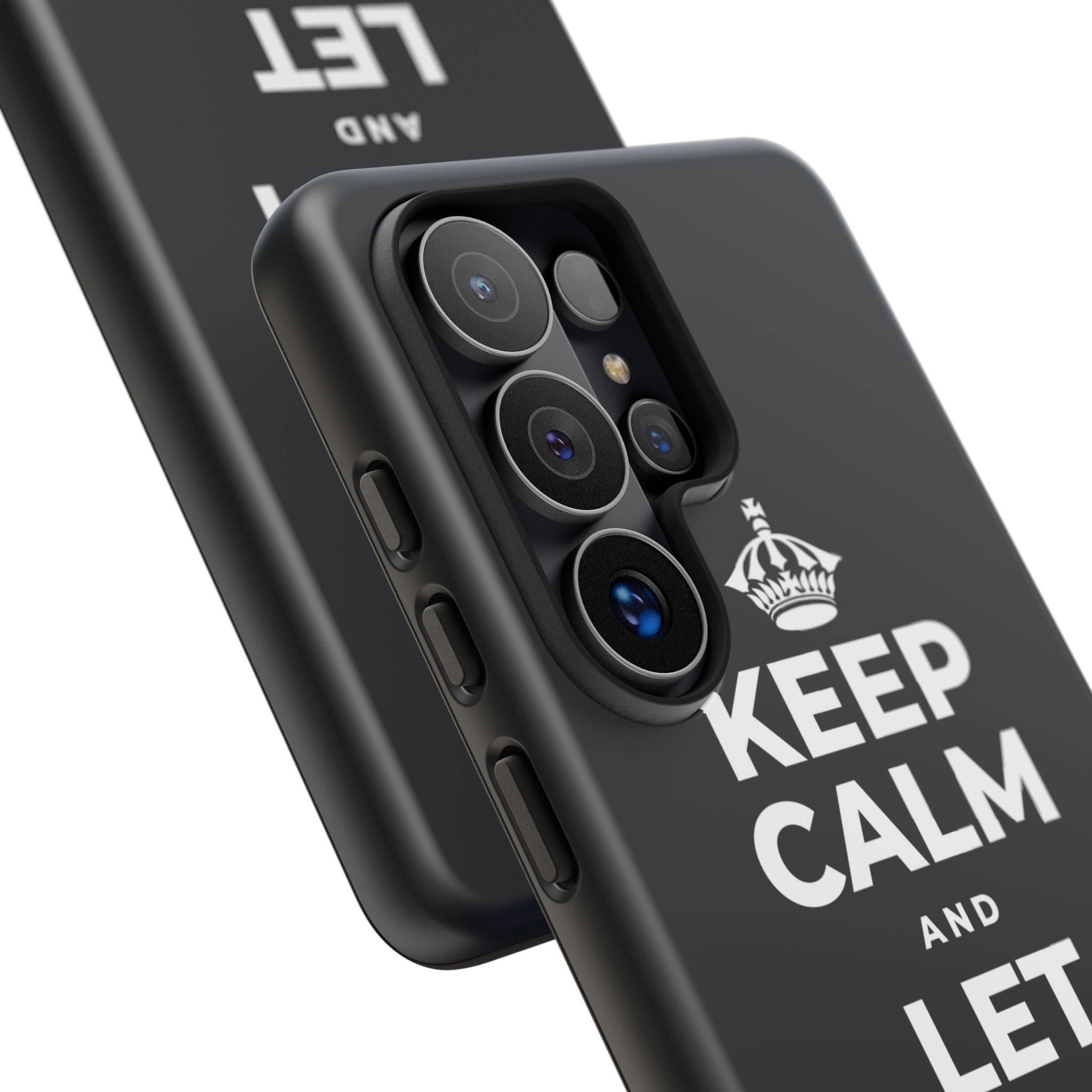 KEEP CALM AND LET YOURSELF ENJOY IT Phone Case (Dark)