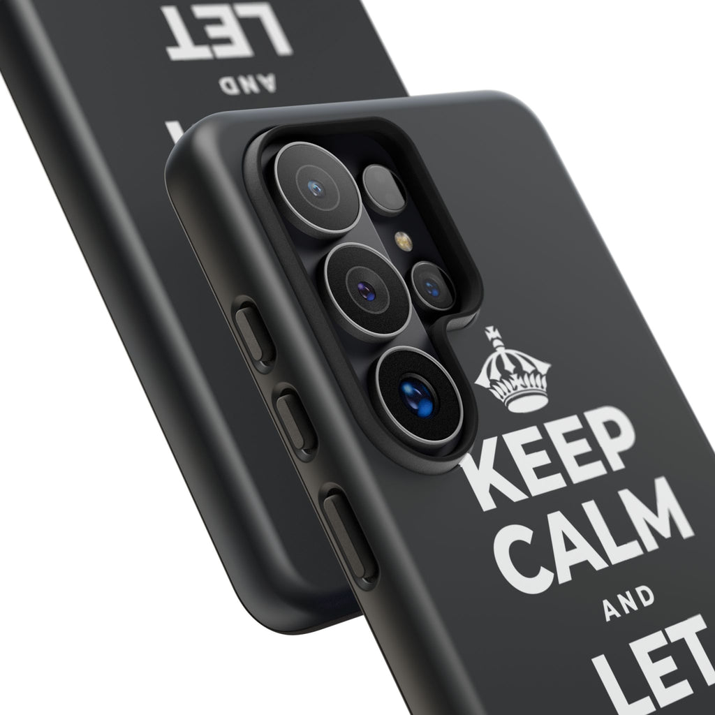 KEEP CALM AND LET YOURSELF ENJOY IT Phone Case (Dark)
