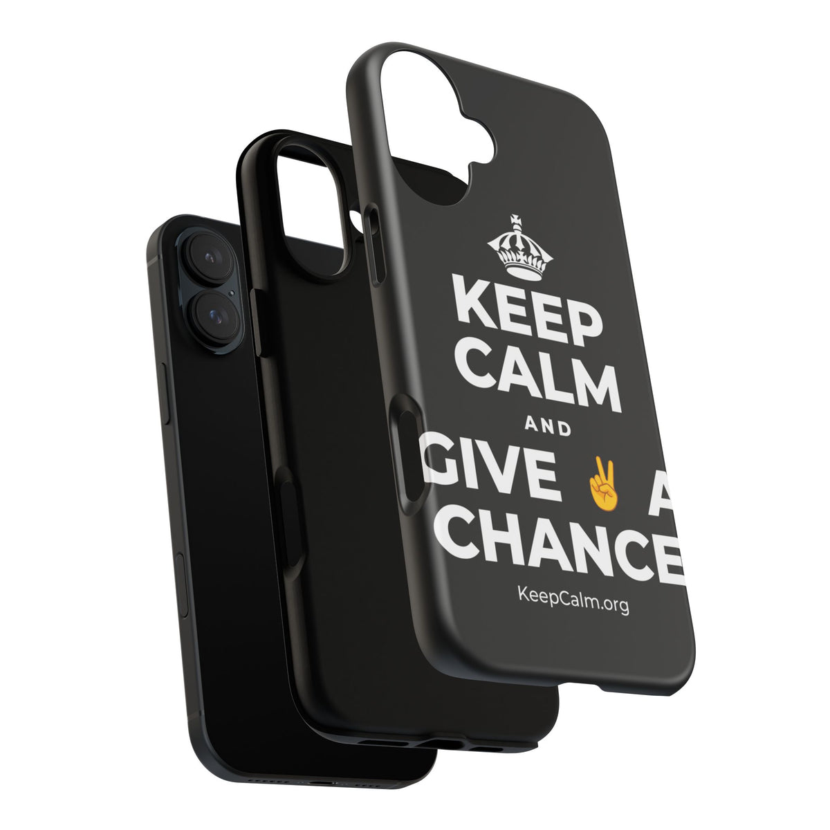 KEEP CALM AND GIVE ✌️ A CHANCE Phone Case