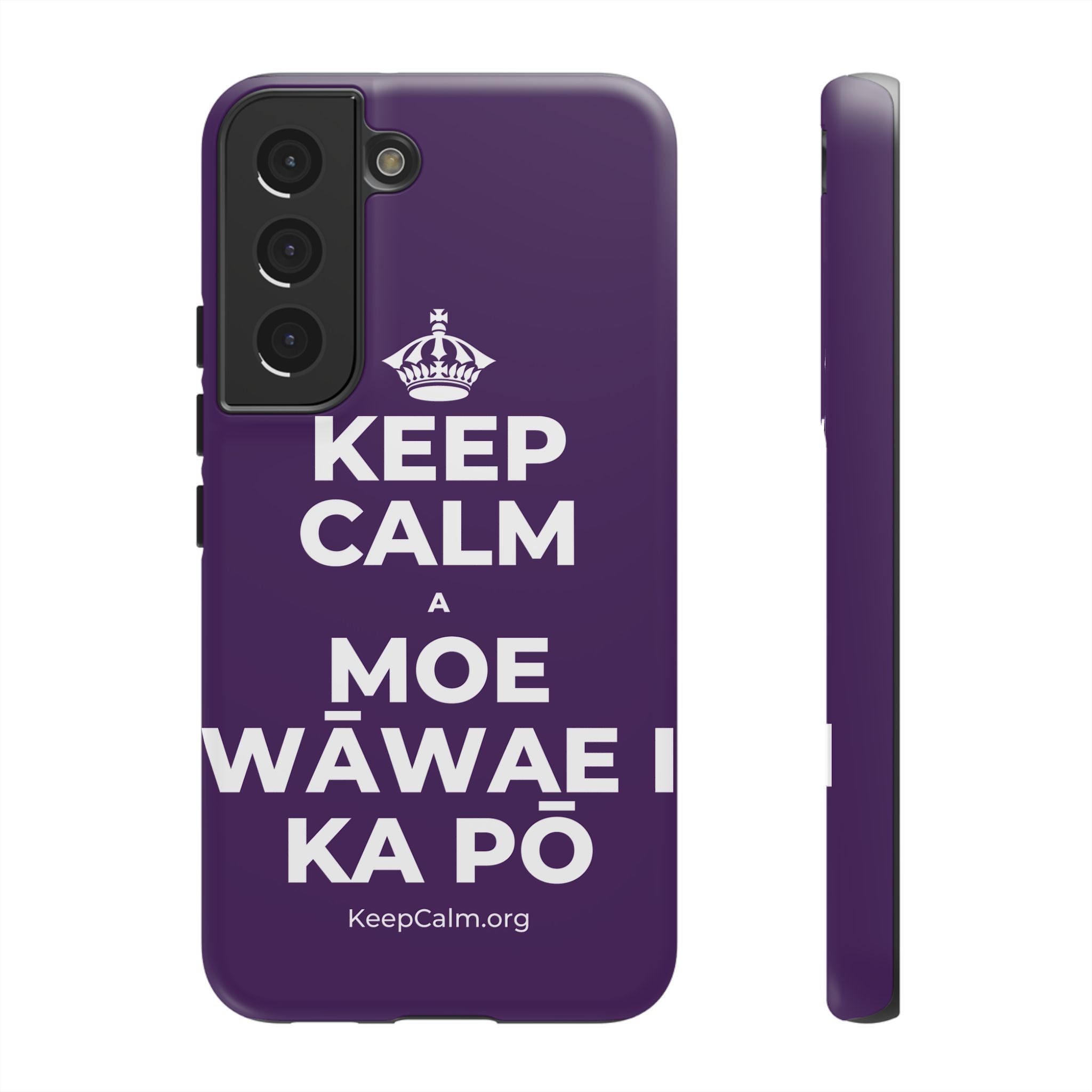 KEEP CALM A MOE WĀWAE I KA PŌ Phone Case
