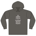 KEEP CALM AND COUNT BOTH SIDES Organic Hoodie Tee