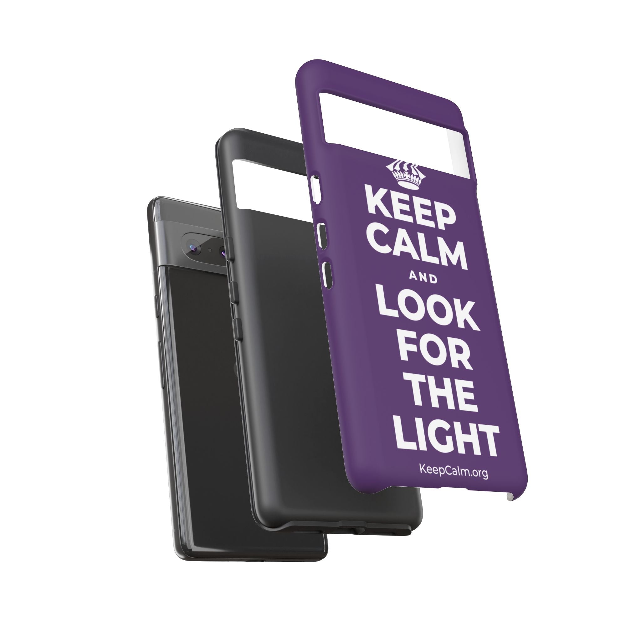 KEEP CALM AND LOOK FOR THE LIGHT Phone Case