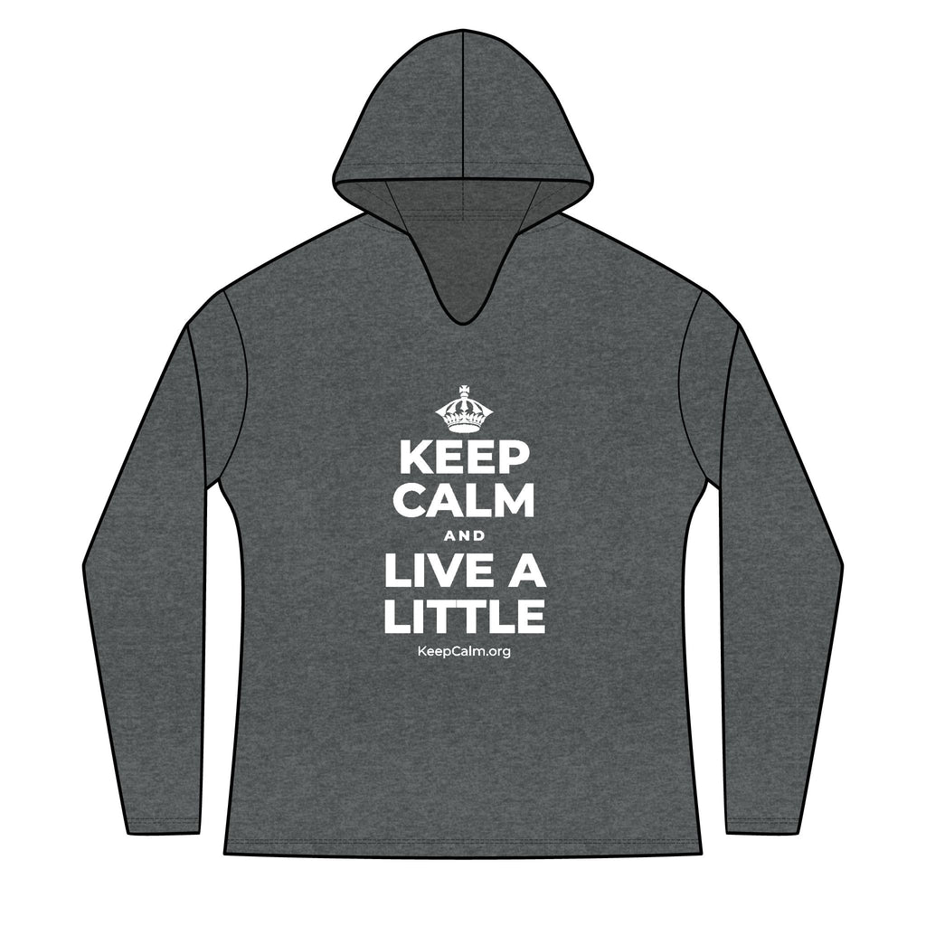KEEP CALM AND LIVE A LITTLE Women's Long Sleeve Hoodie