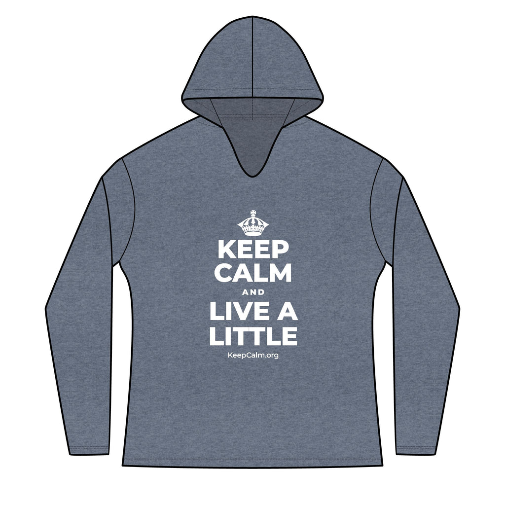 KEEP CALM AND LIVE A LITTLE Women's Long Sleeve Hoodie