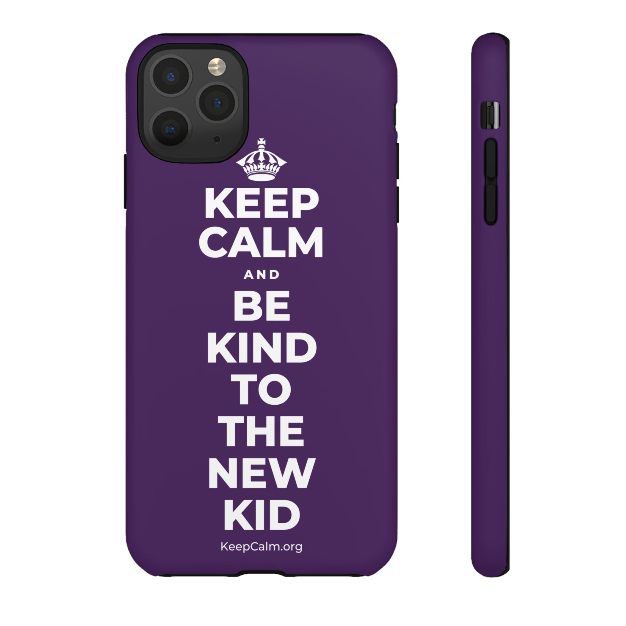 KEEP CALM AND BE KIND TO THE NEW KID Phone Case