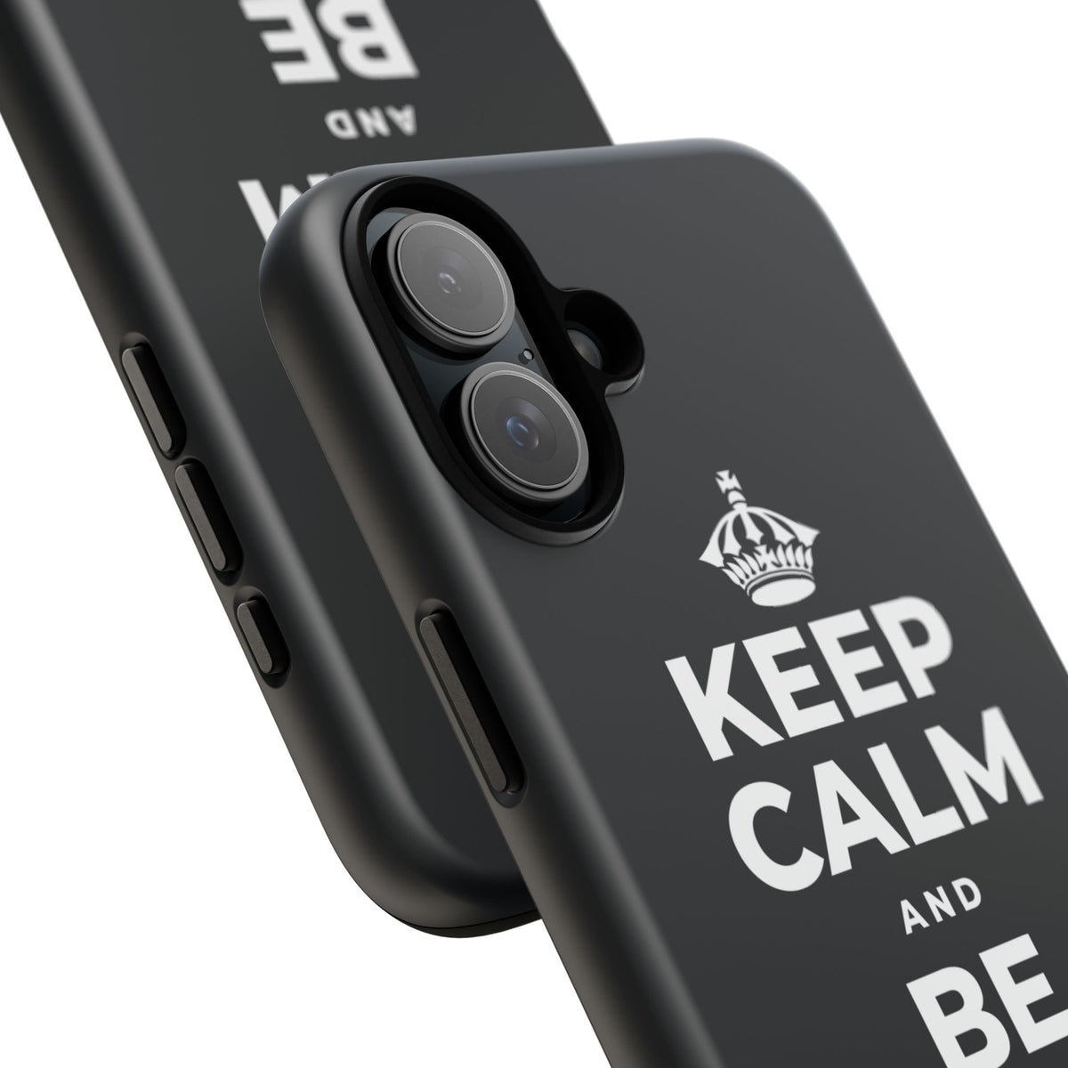 KEEP CALM AND BE STRONG LIKE A 🦕 Phone Case (Dark)