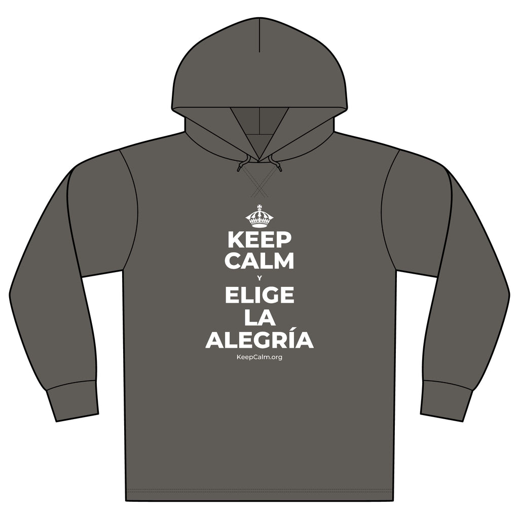 KEEP CALM Y ELIGE LA ALEGRÍA Organic Hoodie Tee