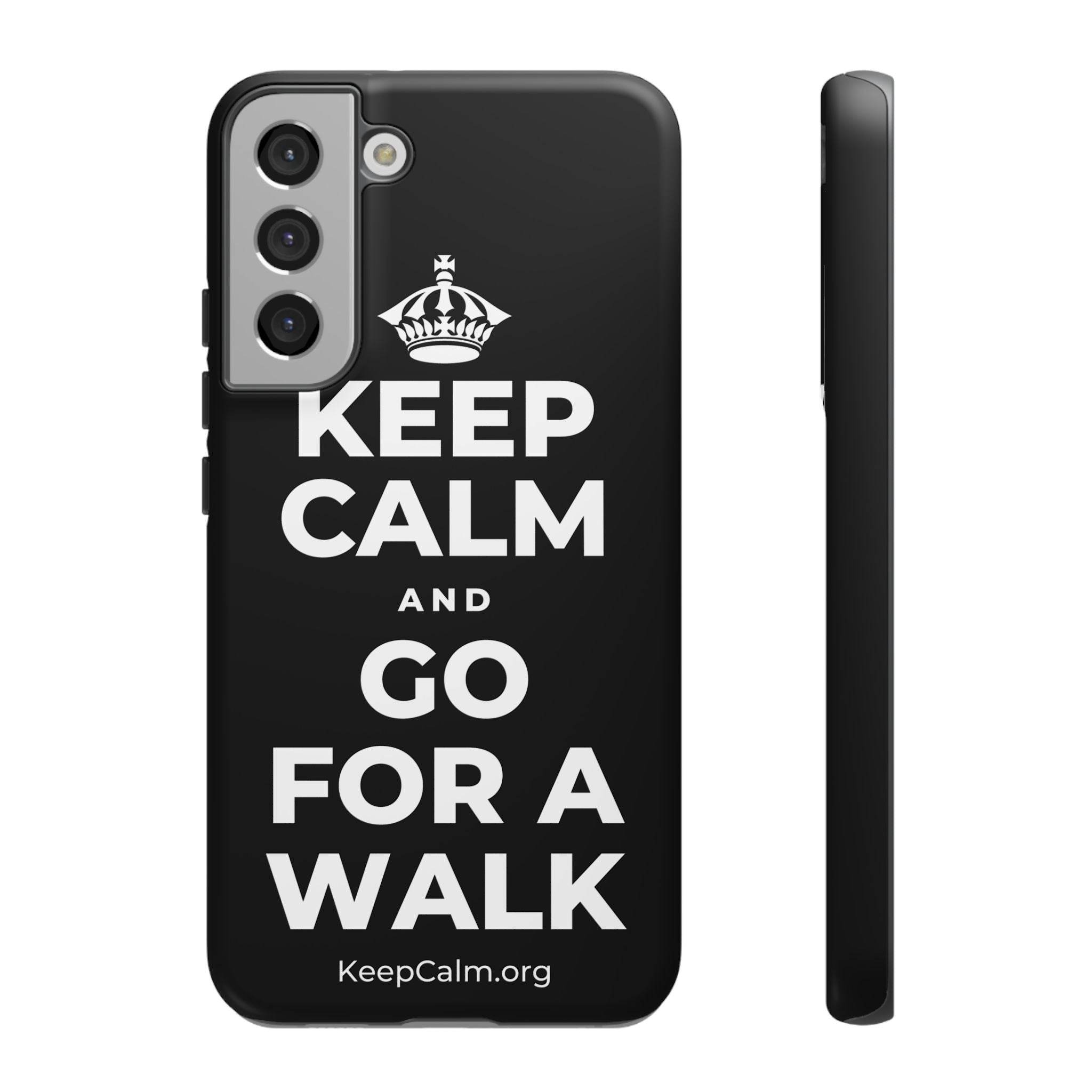 KEEP CALM AND GO FOR A WALK Phone Case