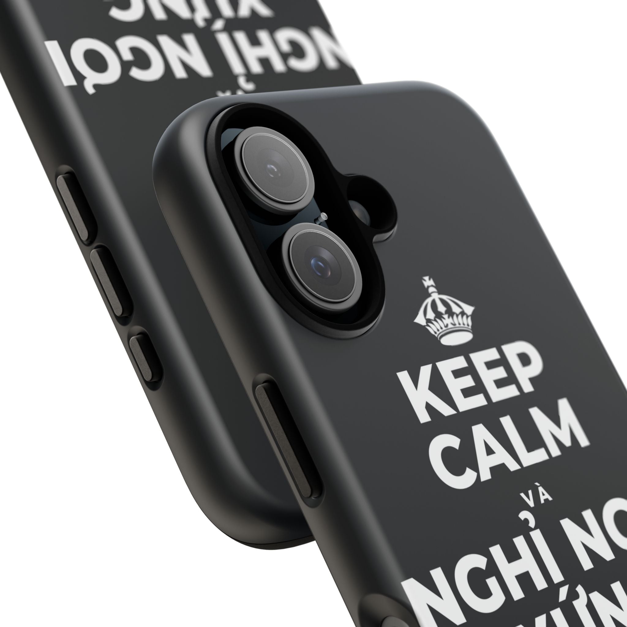 KEEP CALM VÀ NGHỈ NGƠI XỨNG ĐÁNG CỦA BẠN Phone Case (Dark)