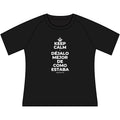 KEEP CALM Y DÉJALO MEJOR DE COMO ESTABA Women's Raglan Tee