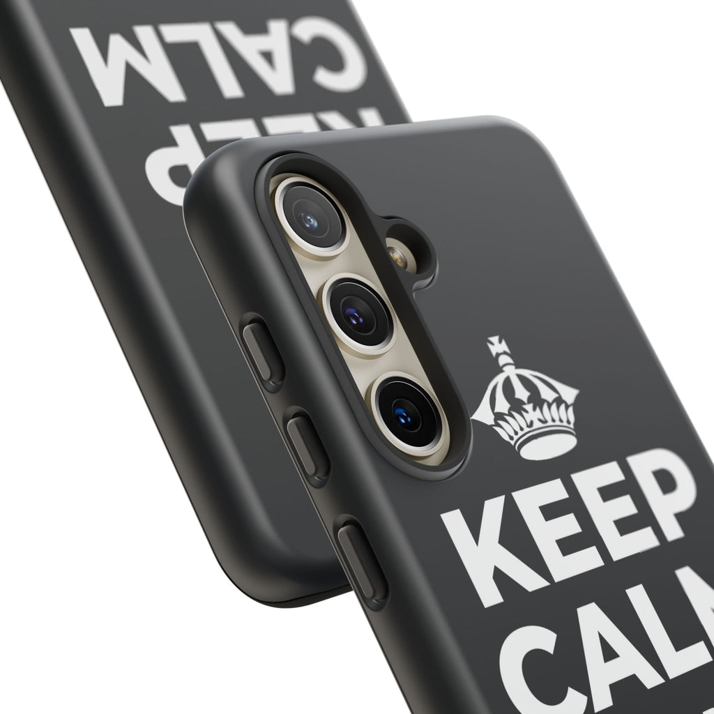 KEEP CALM AND SHINE Phone Case (Dark)