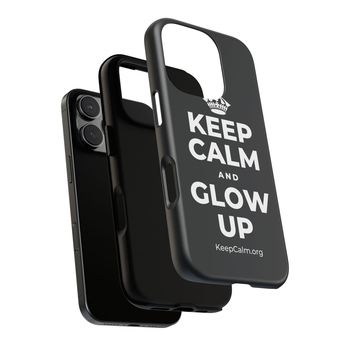 KEEP CALM AND GLOW UP Phone Case (Dark)