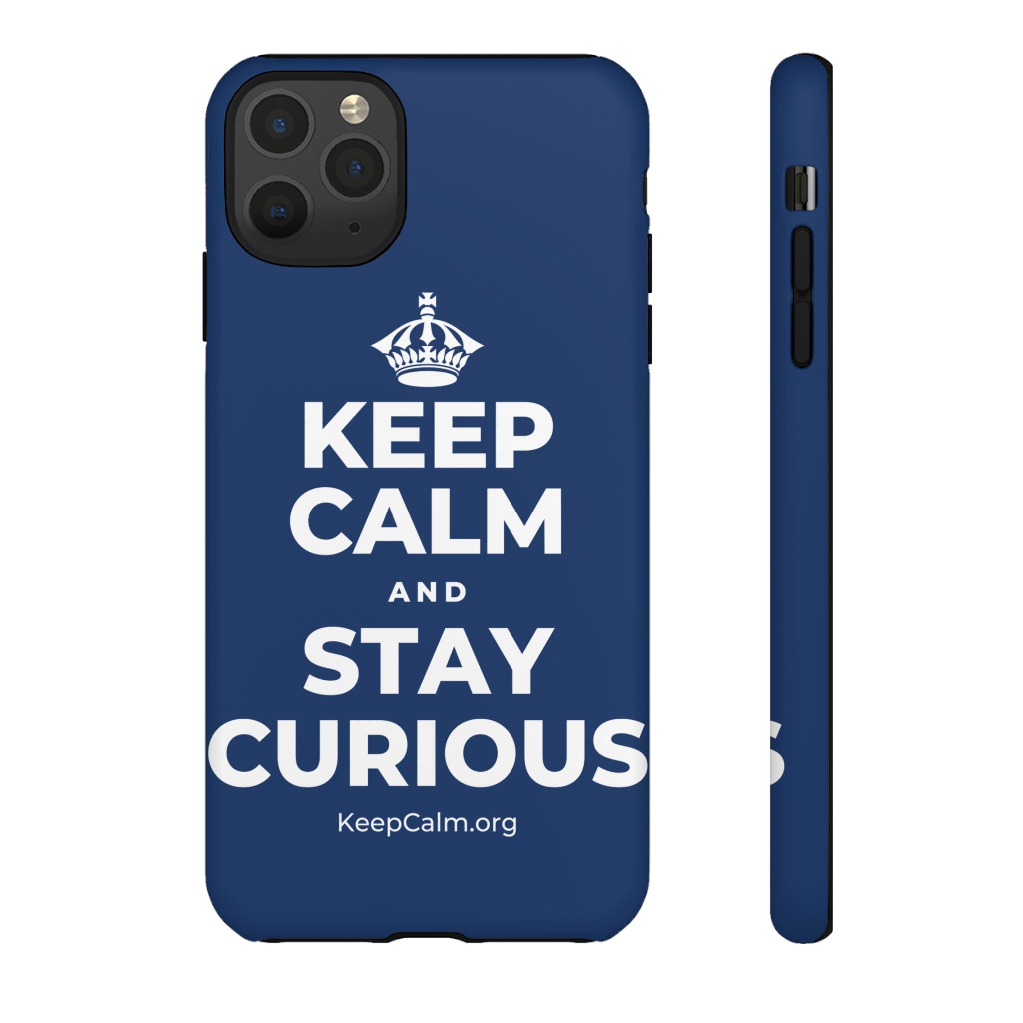 KEEP CALM AND STAY CURIOUS Phone Case