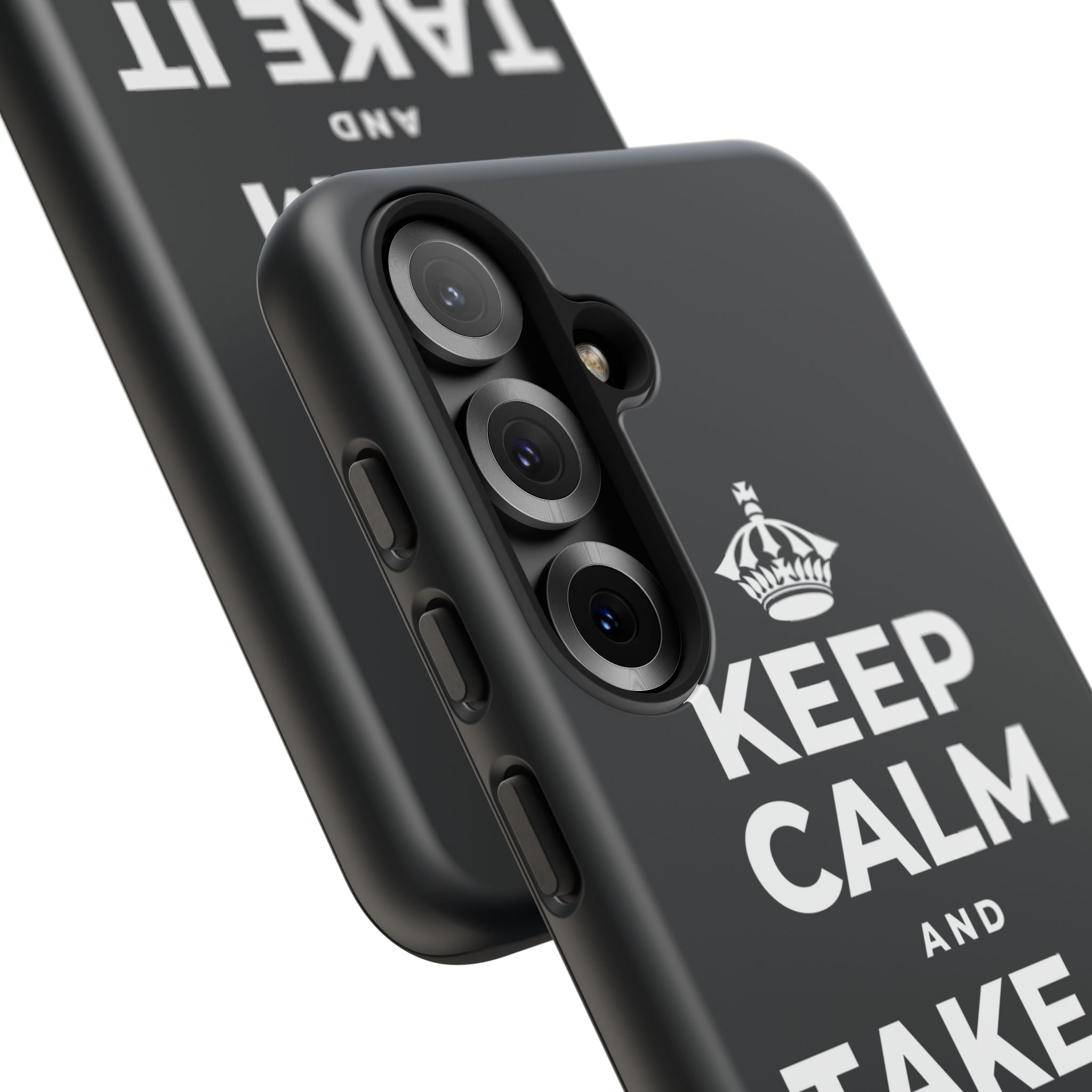 KEEP CALM AND TAKE IT ONE DAY AT A TIME Phone Case (Dark)