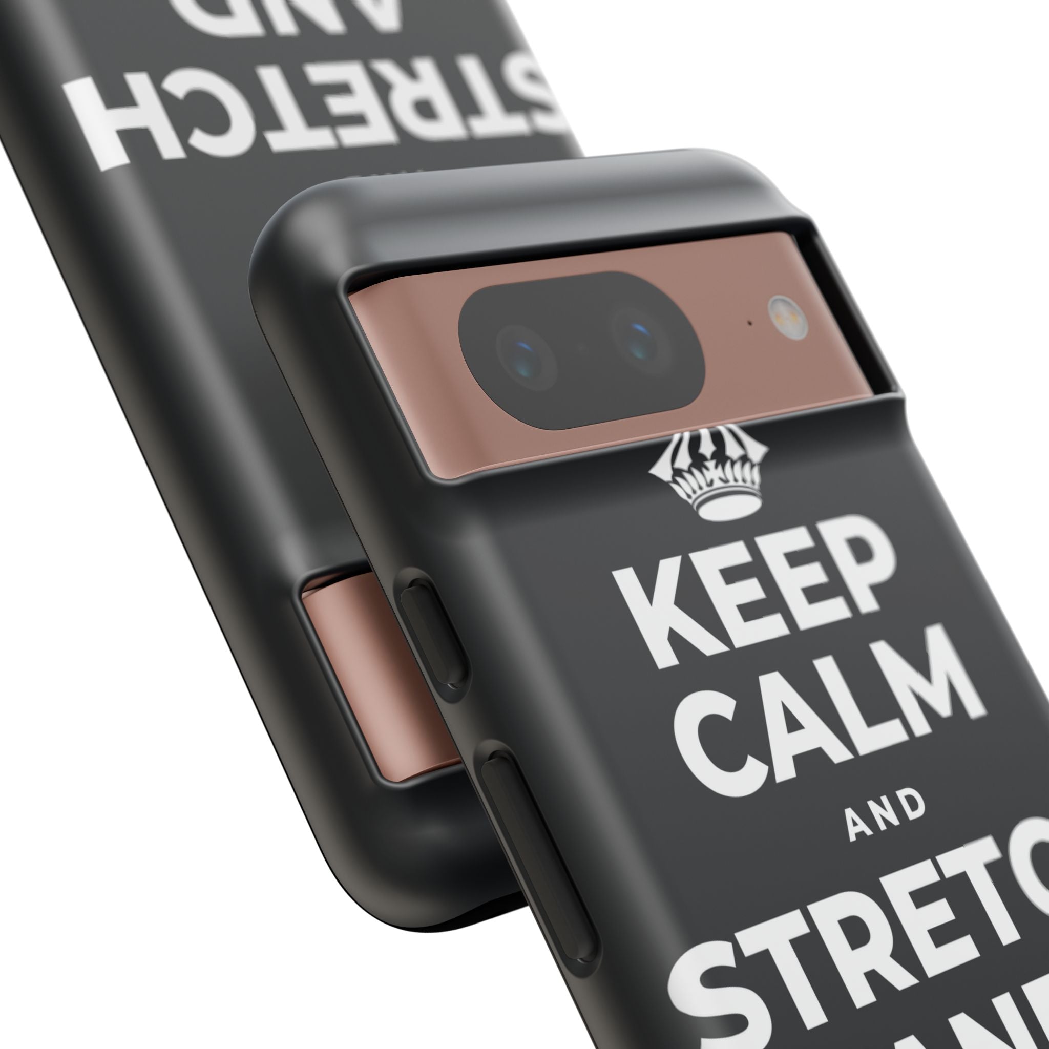 KEEP CALM AND STRETCH AND YAWN IT OUT Phone Case (Dark)