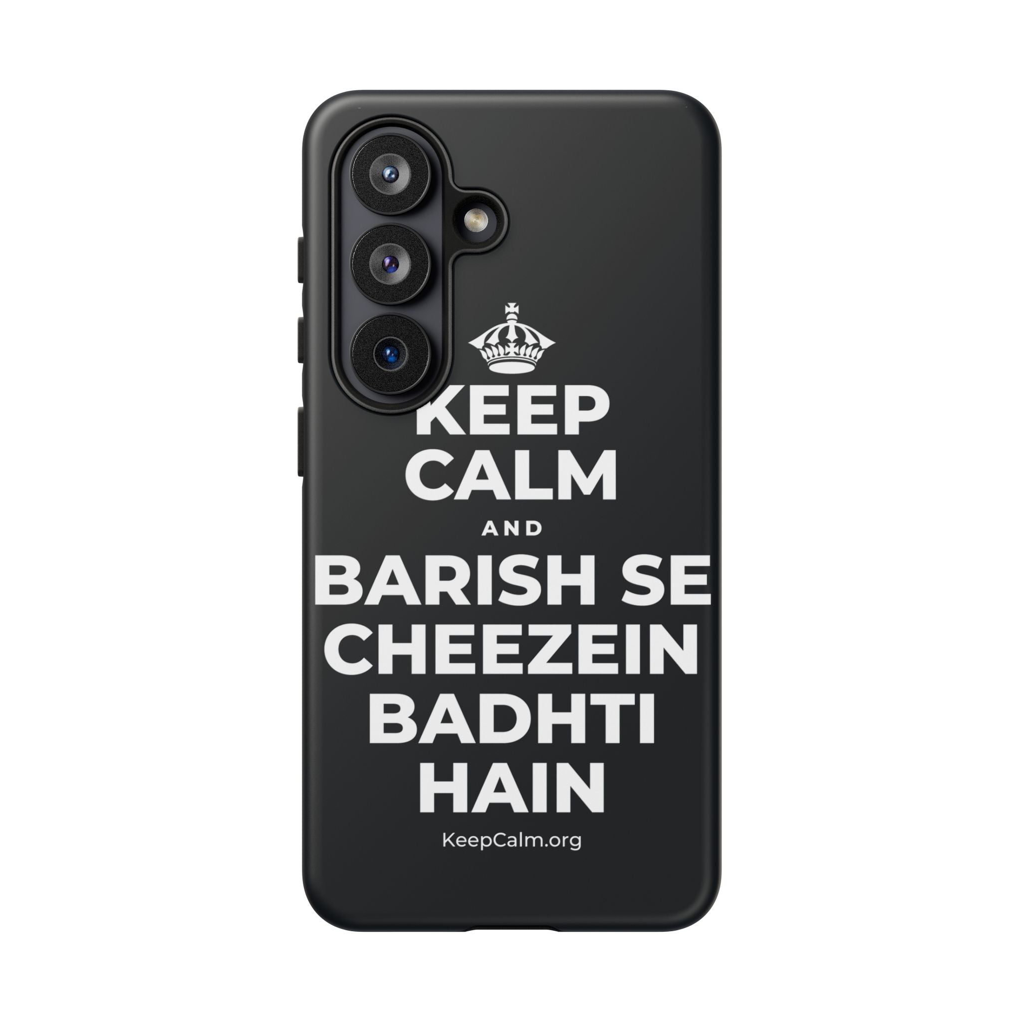 KEEP CALM AND BARISH SE CHEEZEIN BADHTI HAIN Phone Case (Dark)