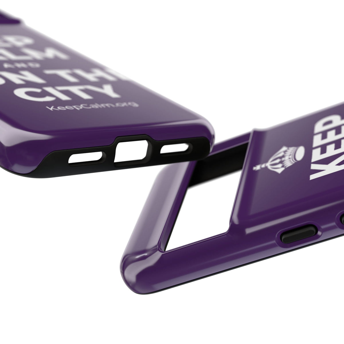 KEEP CALM AND RUN THE CITY Phone Case
