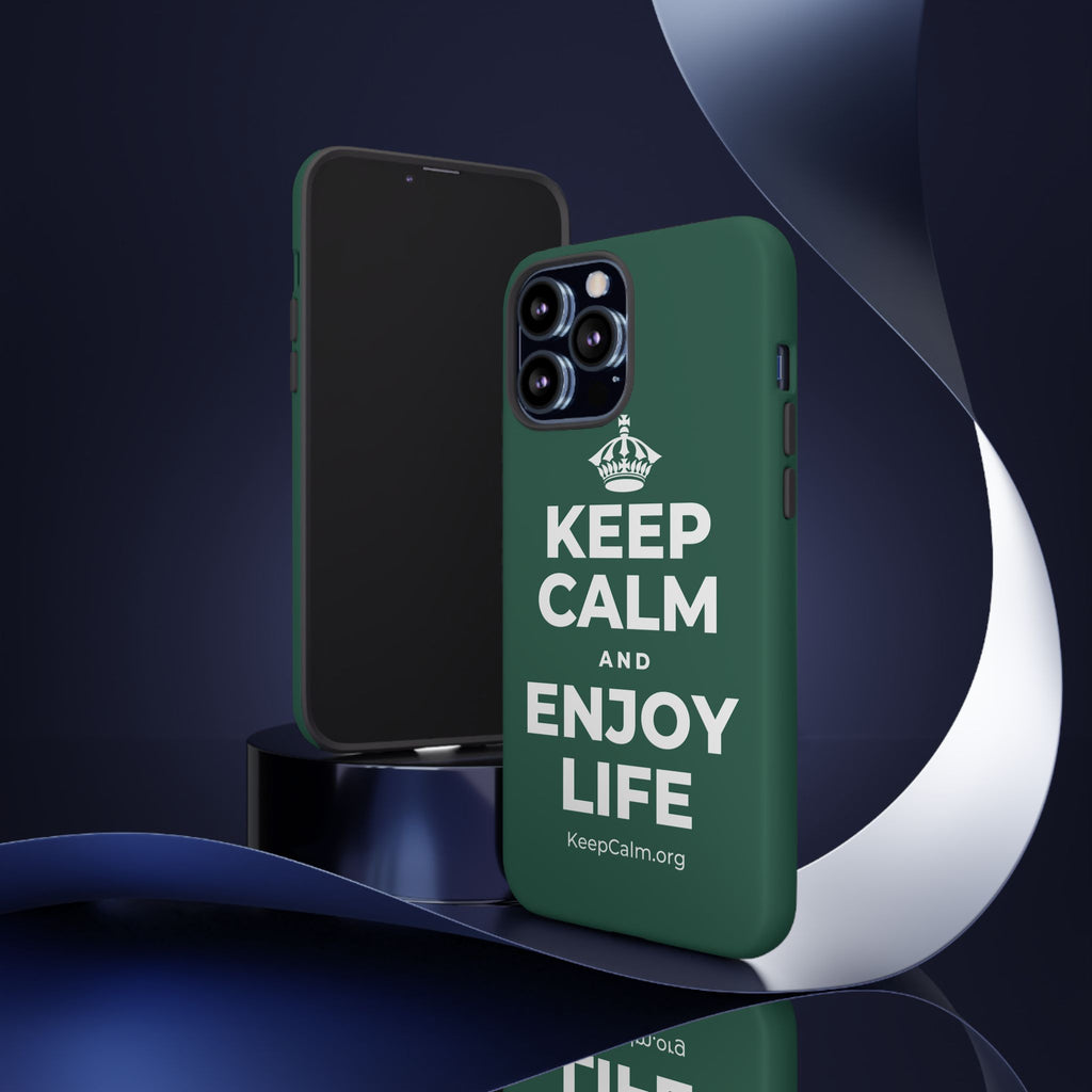KEEP CALM AND ENJOY LIFE Phone Case