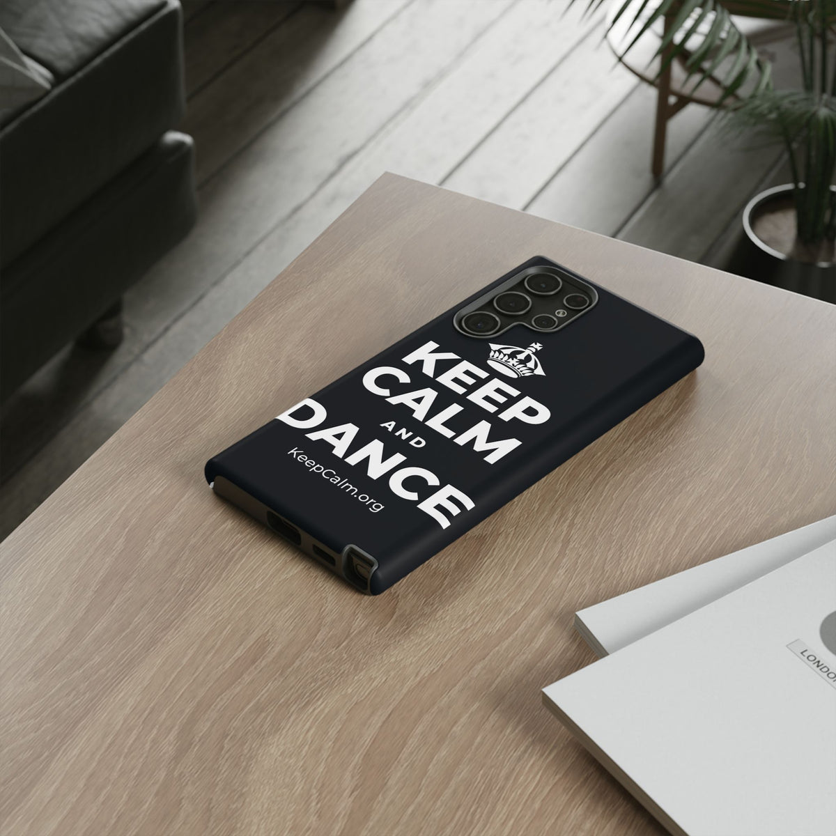 KEEP CALM AND DANCE Phone Case (Dark)