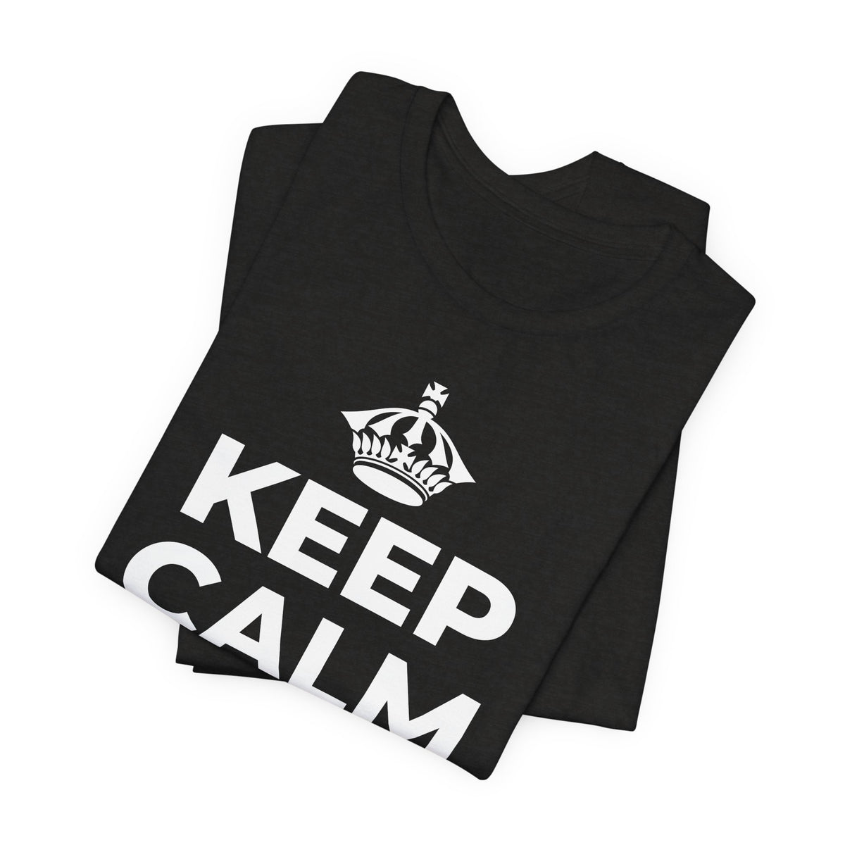 KEEP CALM AND 去踩踩草地 T-Shirt (Soft Cream–Heather Mauve)