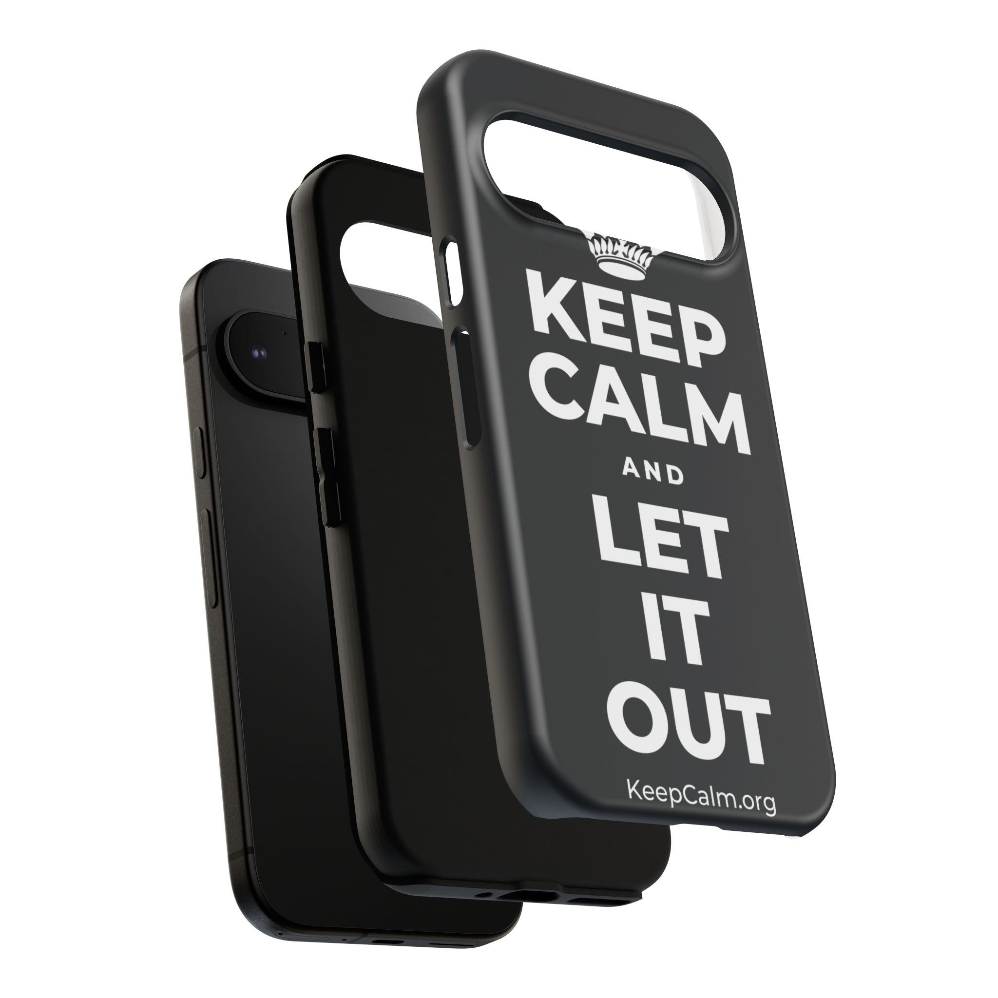 KEEP CALM AND LET IT OUT Phone Case (Dark)