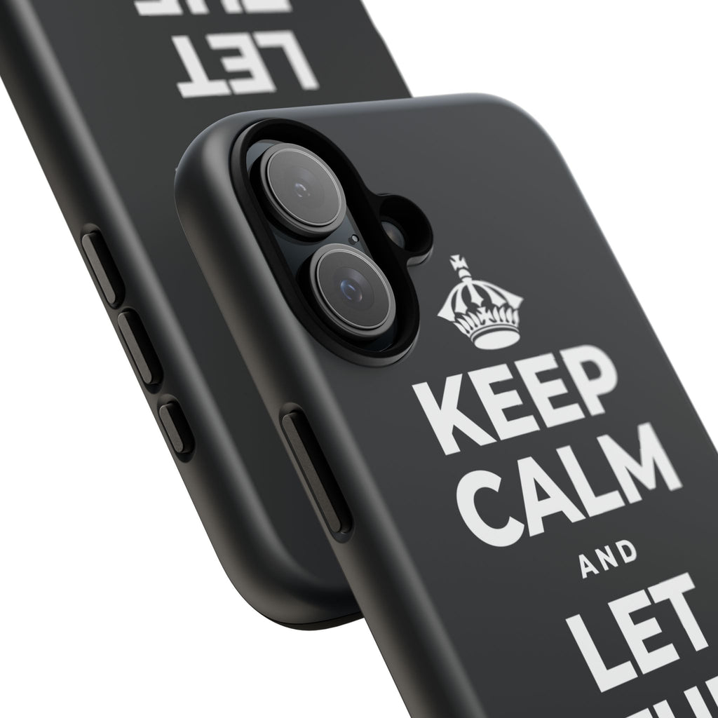 KEEP CALM AND LET THE SMILE OUT Phone Case (Dark)