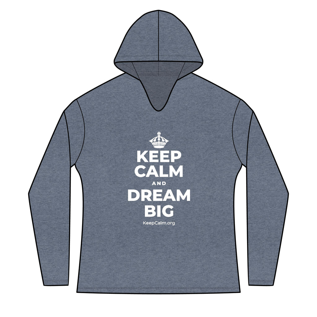 KEEP CALM AND DREAM BIG Women's Long Sleeve Hoodie