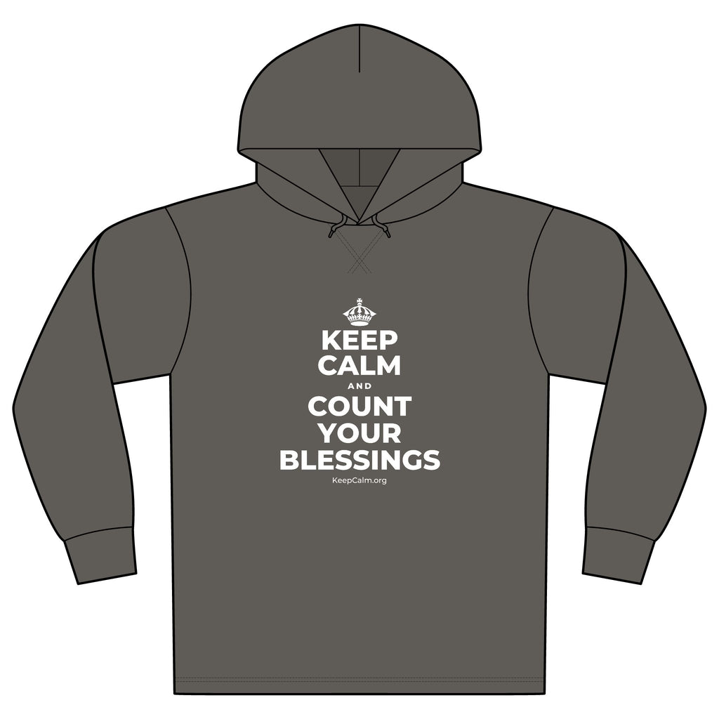 KEEP CALM AND COUNT YOUR BLESSINGS Organic Hoodie Tee