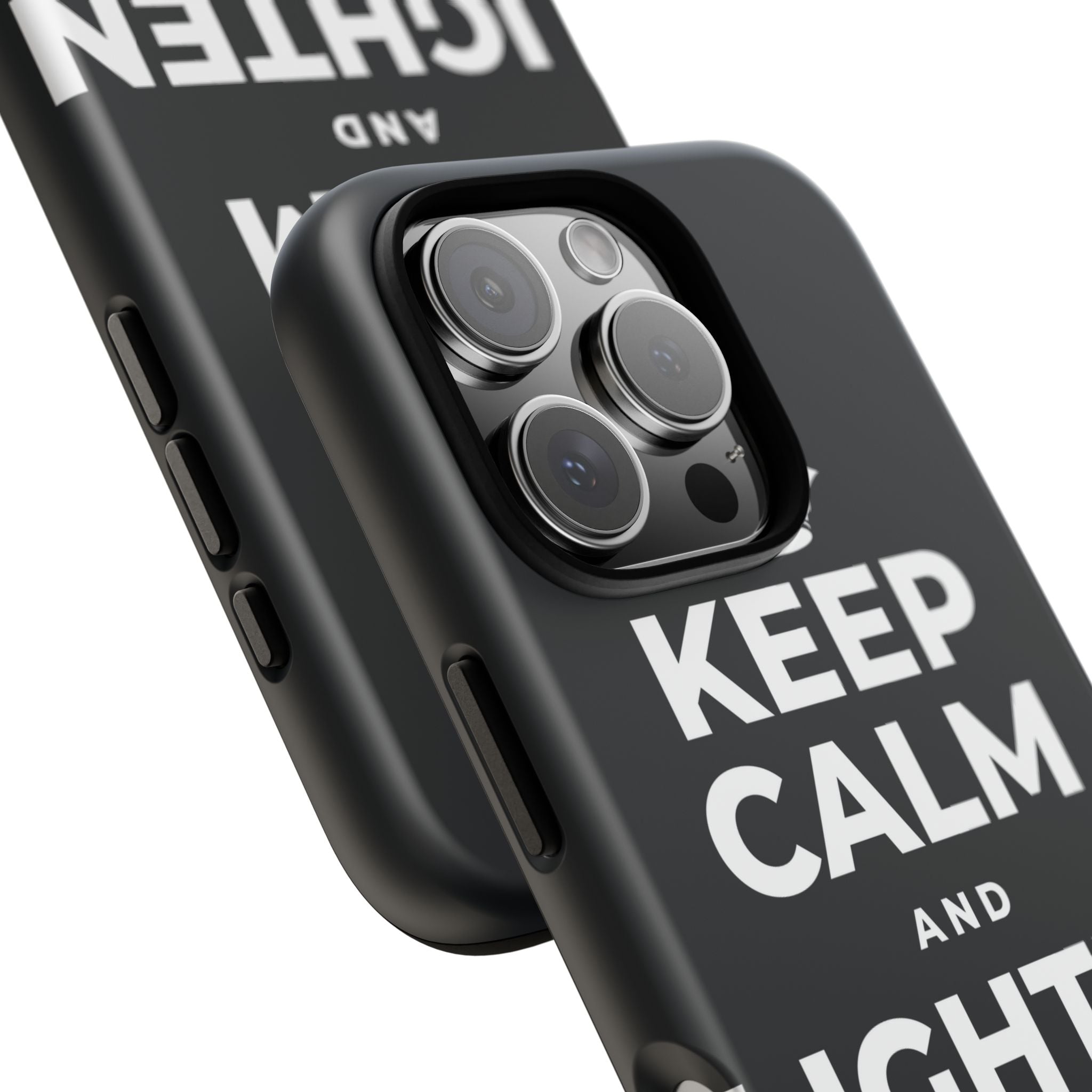 KEEP CALM AND LIGHTEN THE LOAD Phone Case (Dark)
