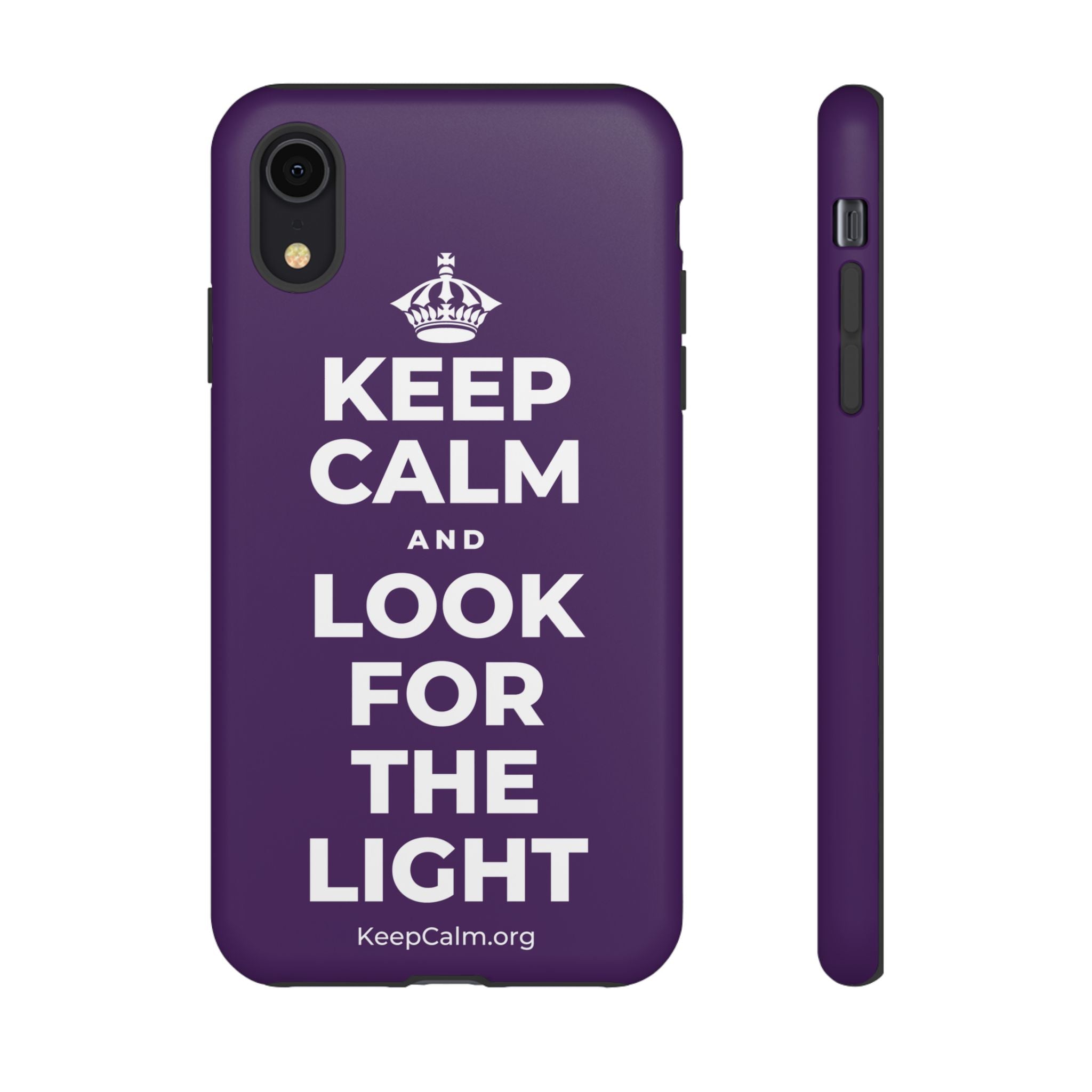 KEEP CALM AND LOOK FOR THE LIGHT Phone Case