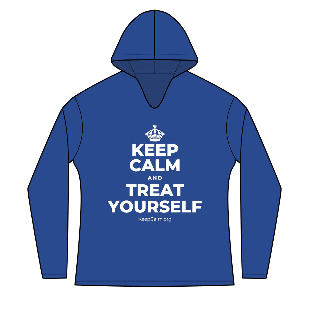 KEEP CALM AND TREAT YOURSELF Women's Long Sleeve Hoodie