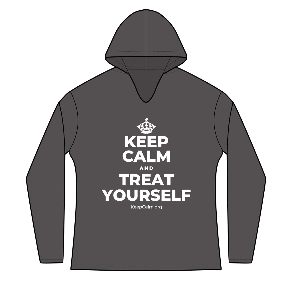 KEEP CALM AND TREAT YOURSELF Women's Long Sleeve Hoodie