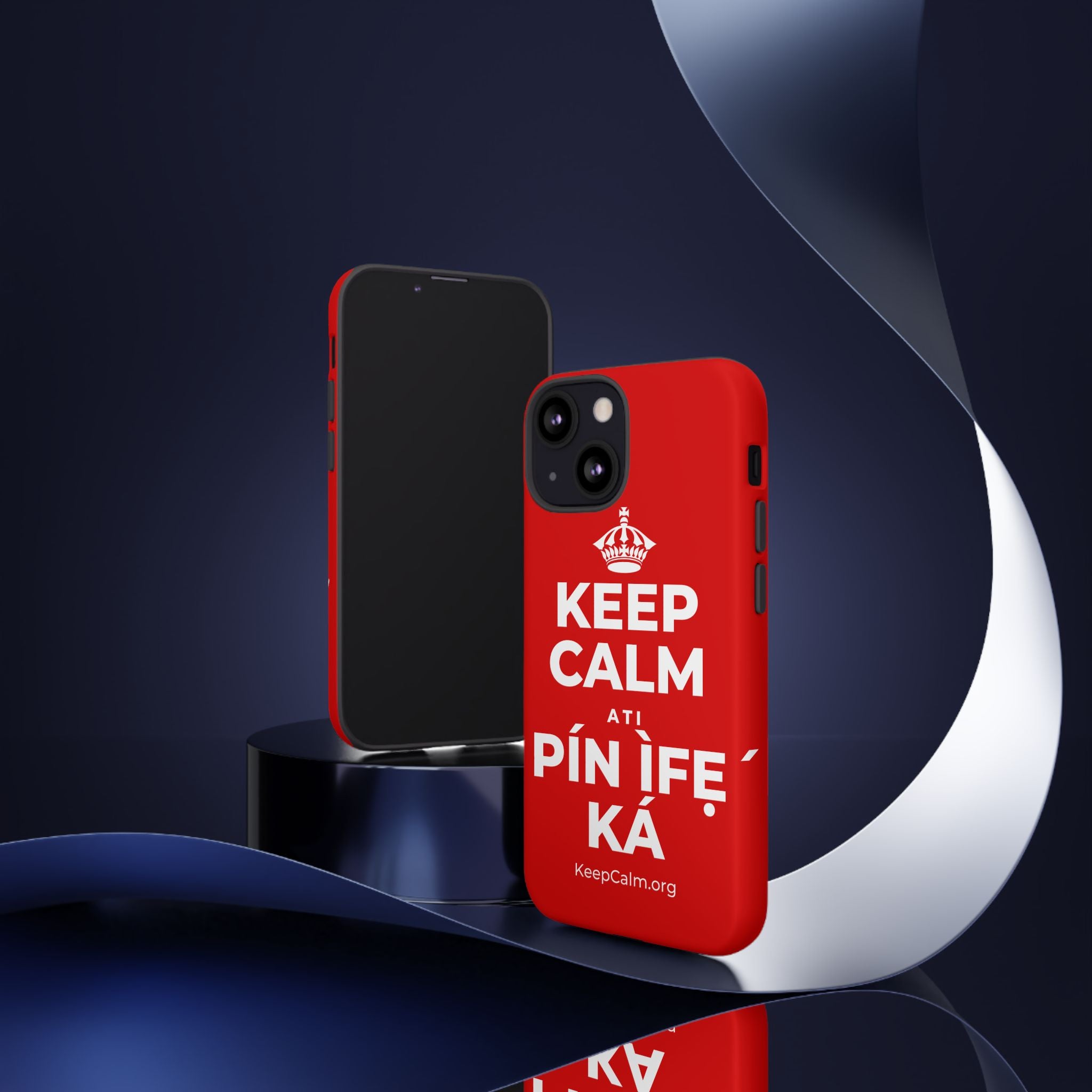 KEEP CALM ATI PÍN ÌFẸ́ KÁ Phone Case