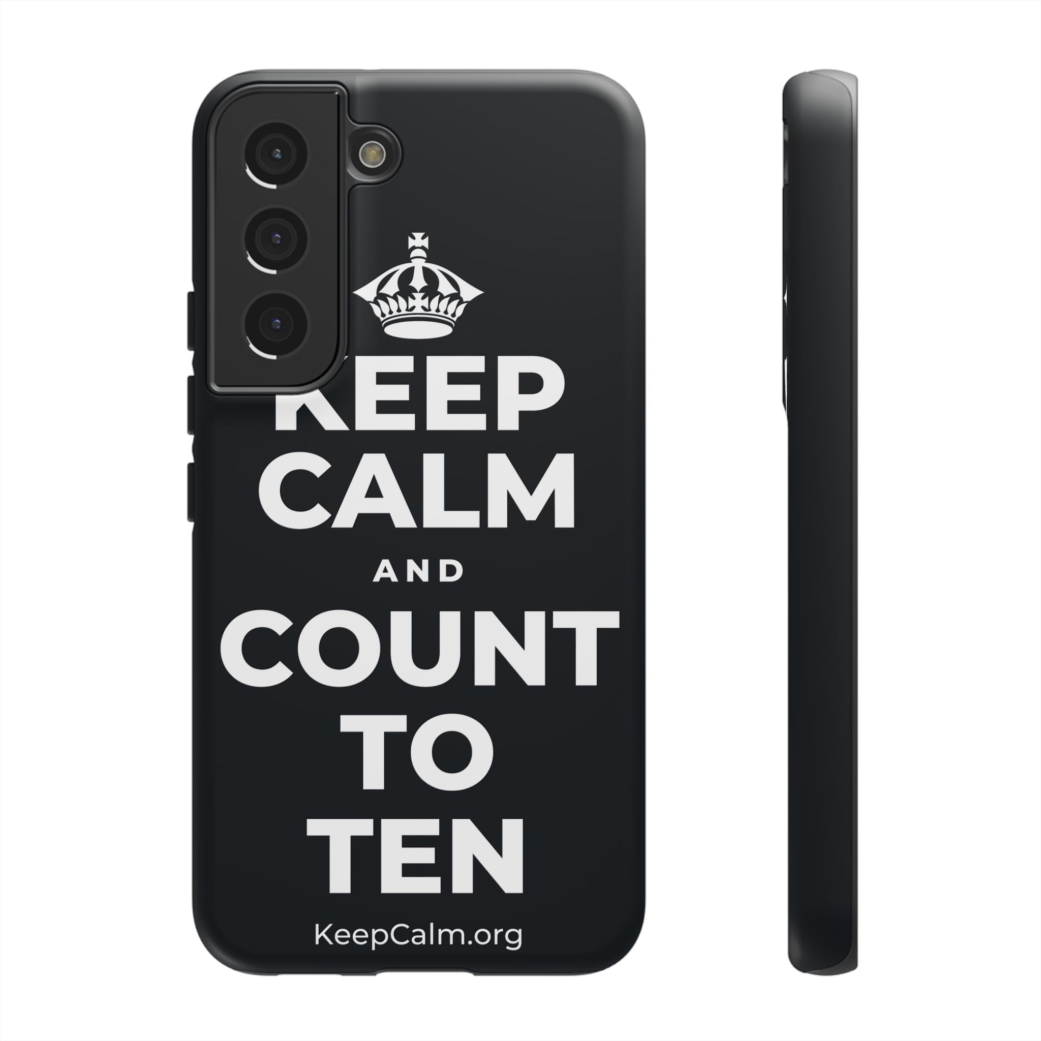 KEEP CALM AND COUNT TO TEN Phone Case (Dark)