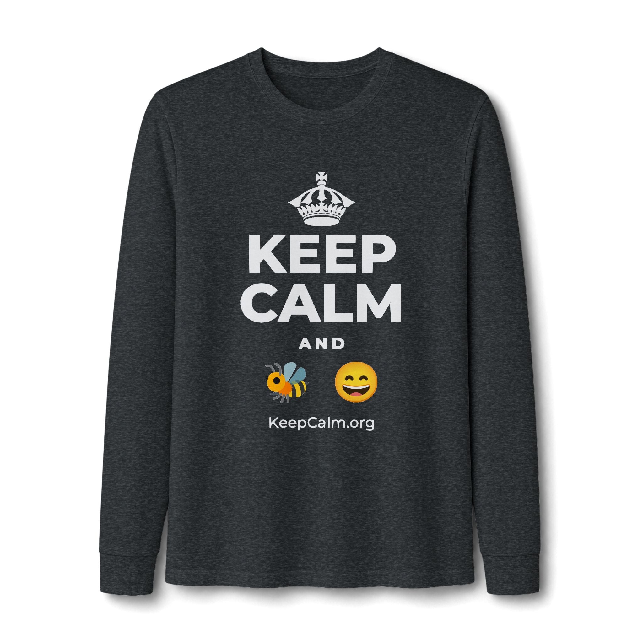 KEEP CALM AND 🐝 😄 Long Sleeve Tee