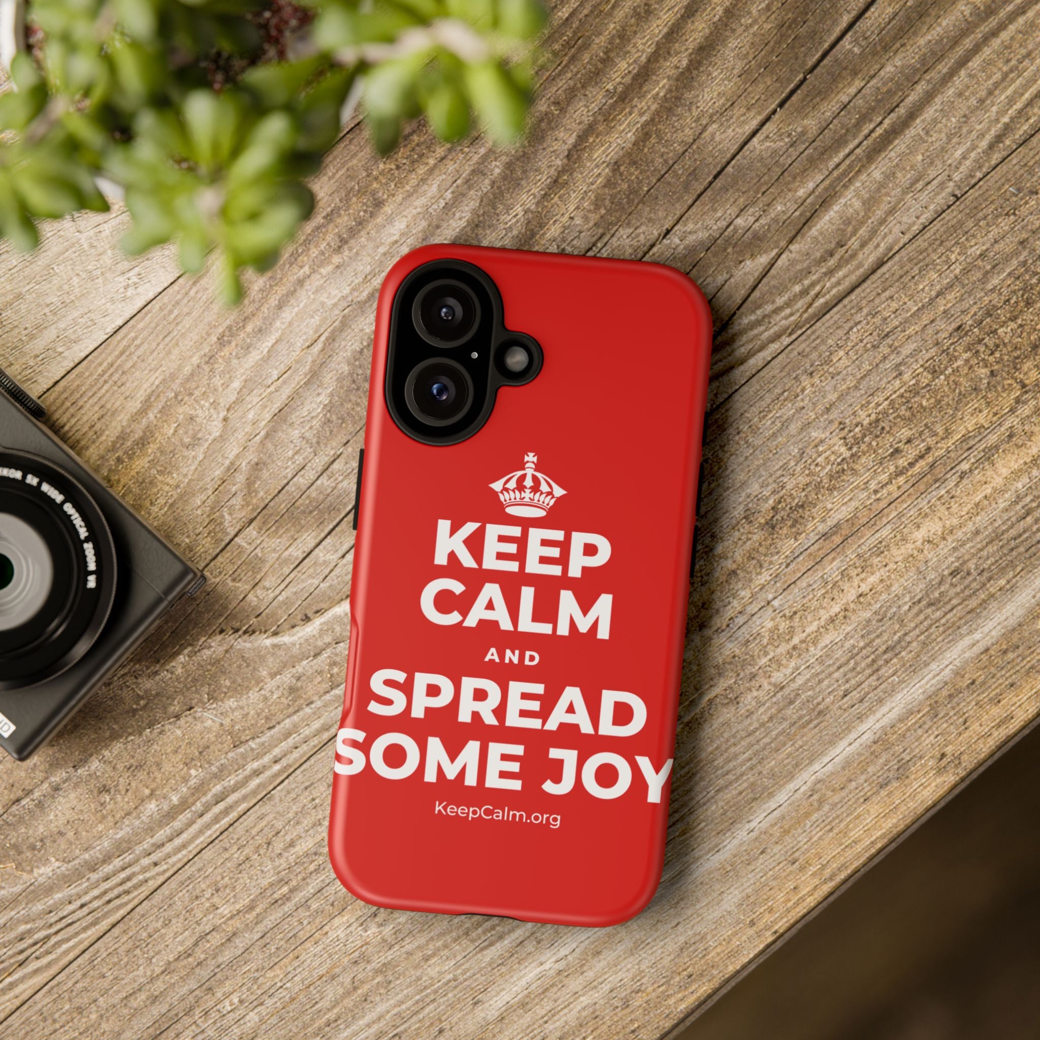KEEP CALM AND SPREAD SOME JOY Phone Case