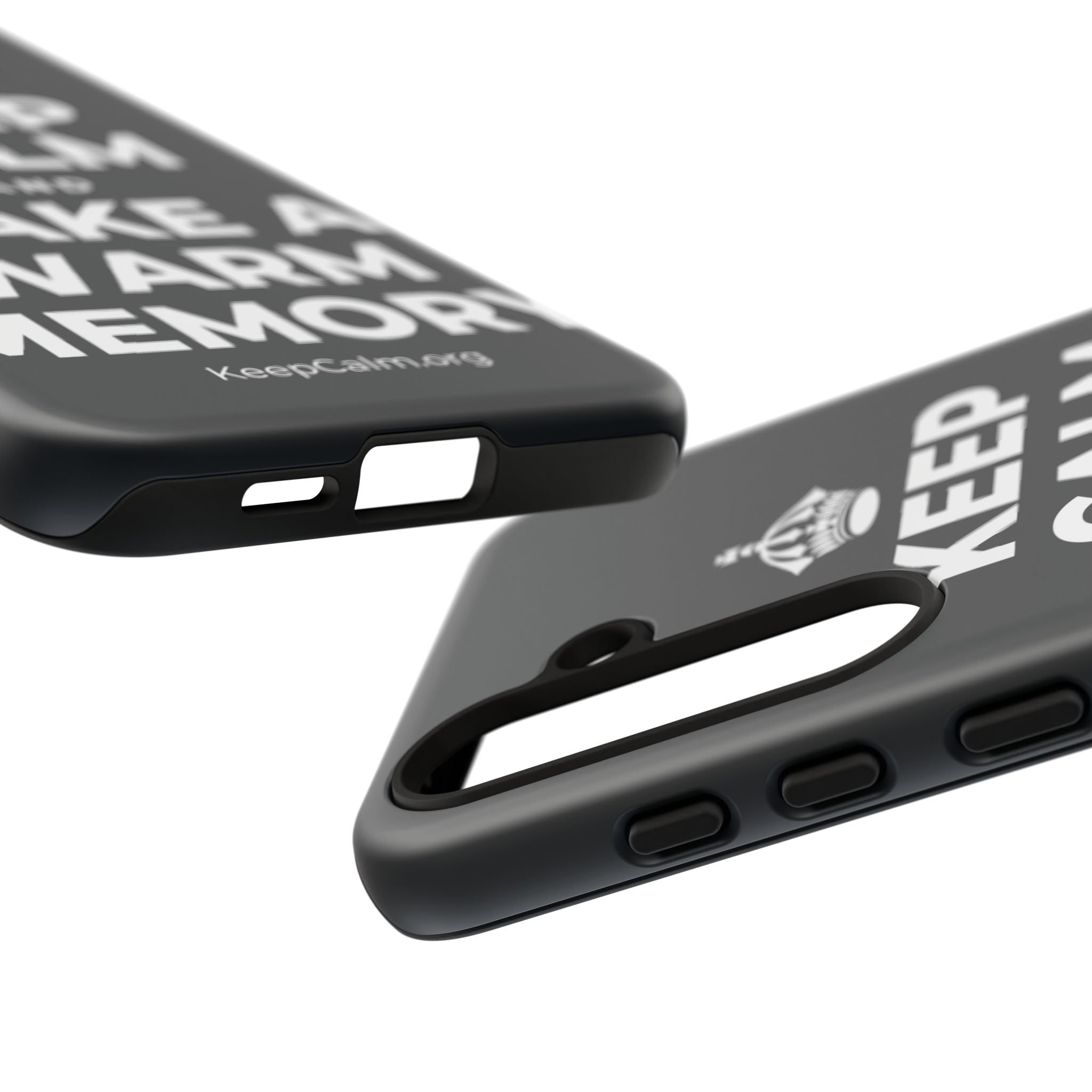 KEEP CALM AND MAKE A WARM MEMORY Phone Case (Dark)