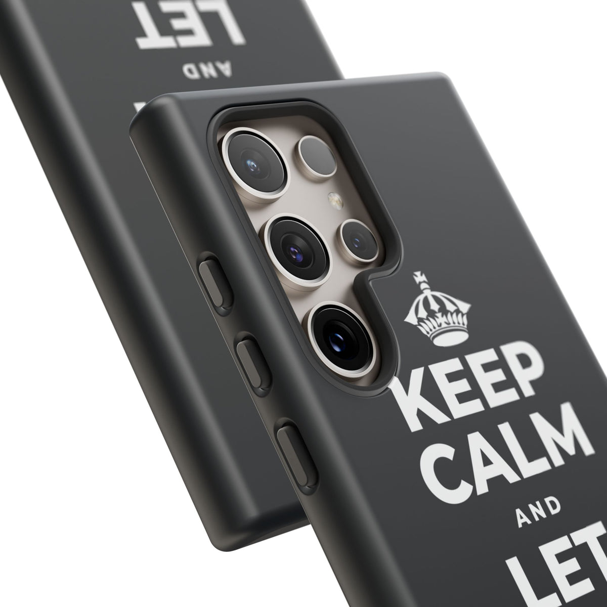 KEEP CALM AND LET YOURSELF ENJOY IT Phone Case (Dark)