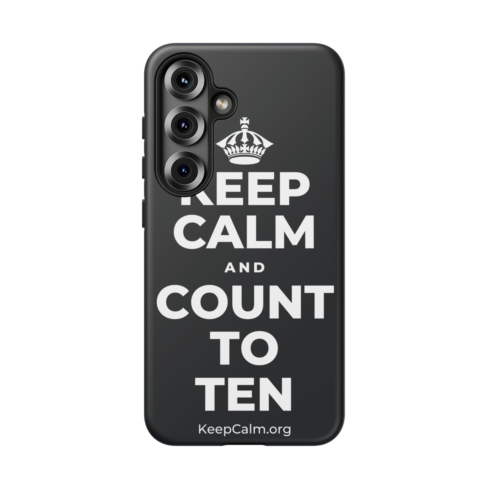 KEEP CALM AND COUNT TO TEN Phone Case (Dark)