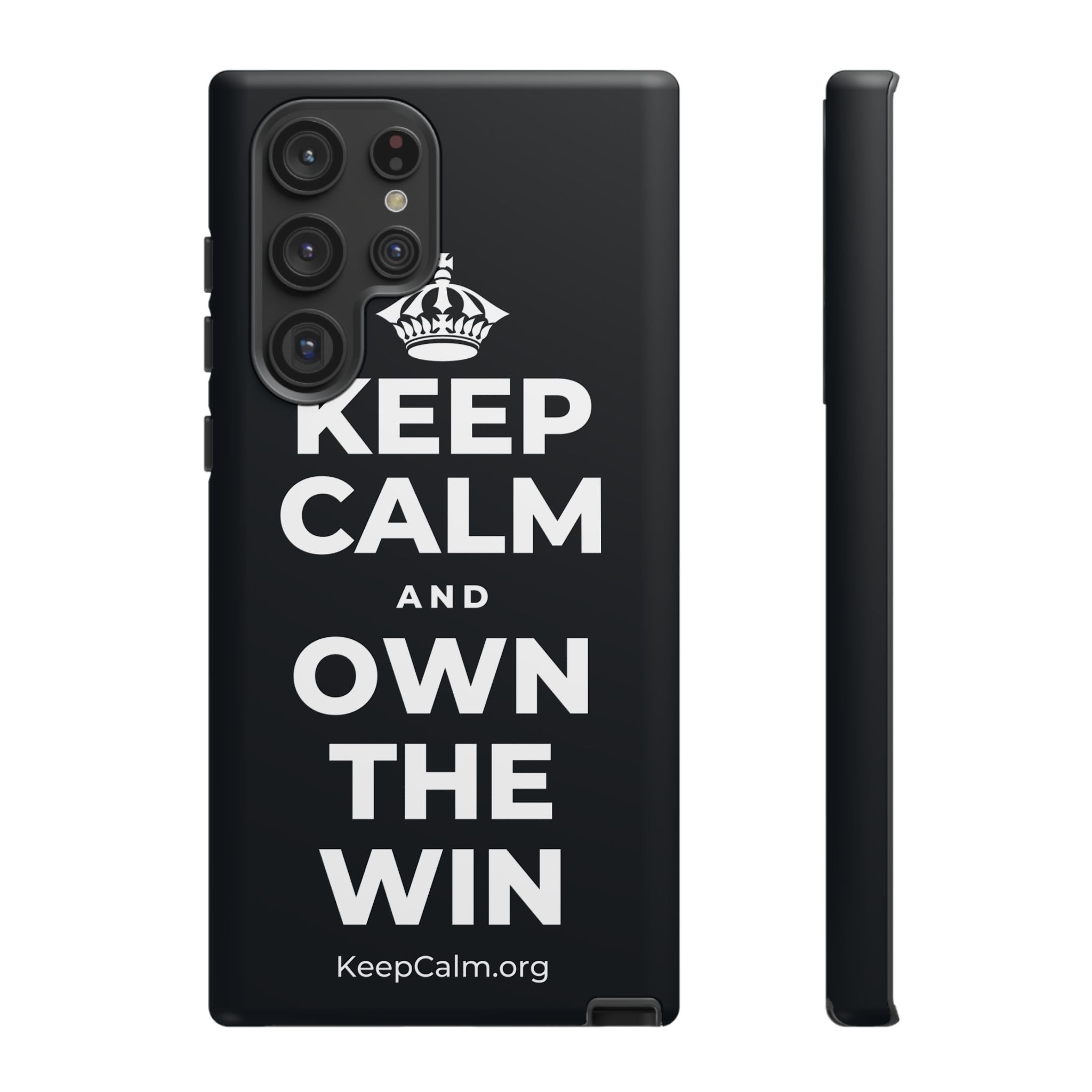 KEEP CALM AND OWN THE WIN Phone Case (Dark)