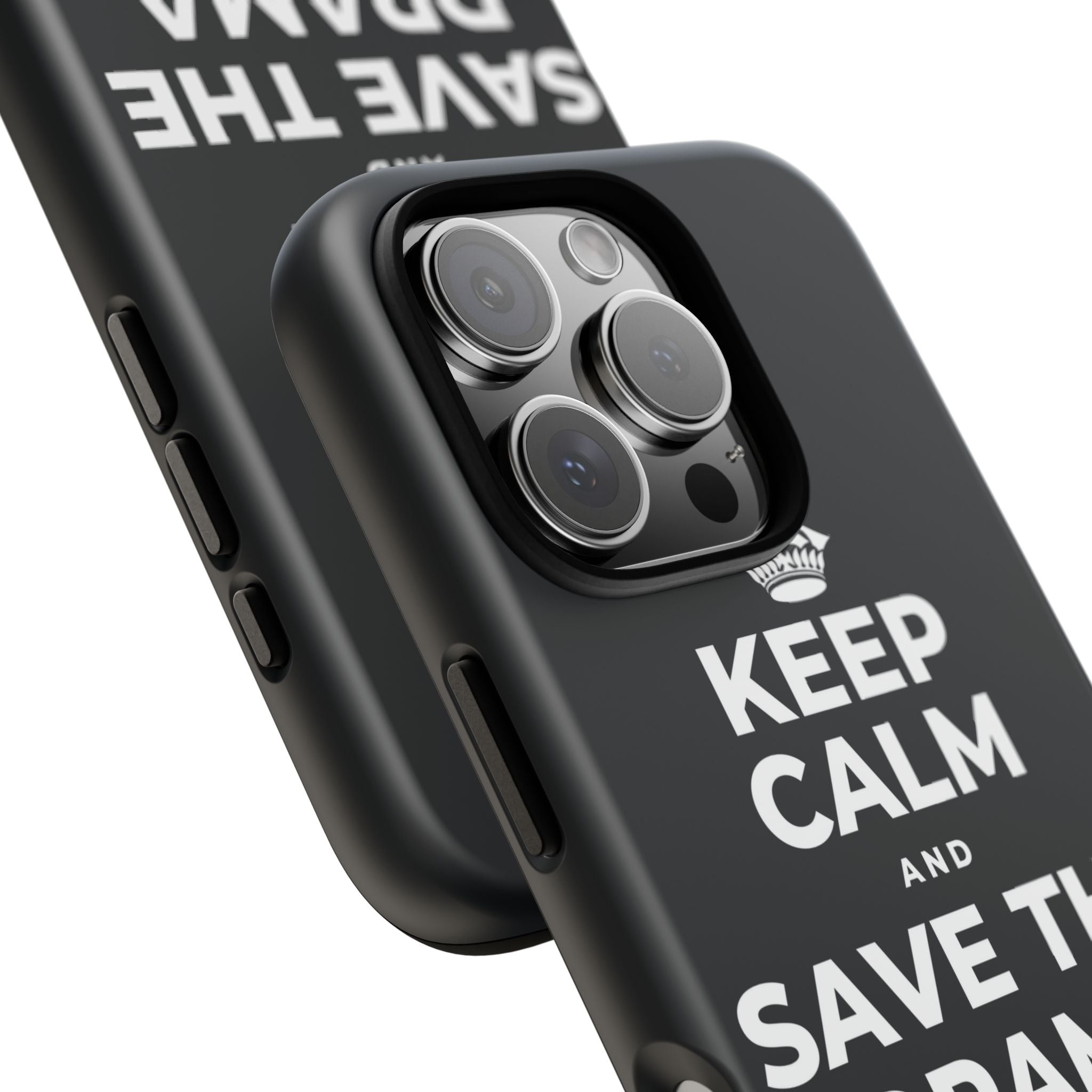 KEEP CALM AND SAVE THE DRAMA FOR YOUR 🦙 Phone Case (Dark)