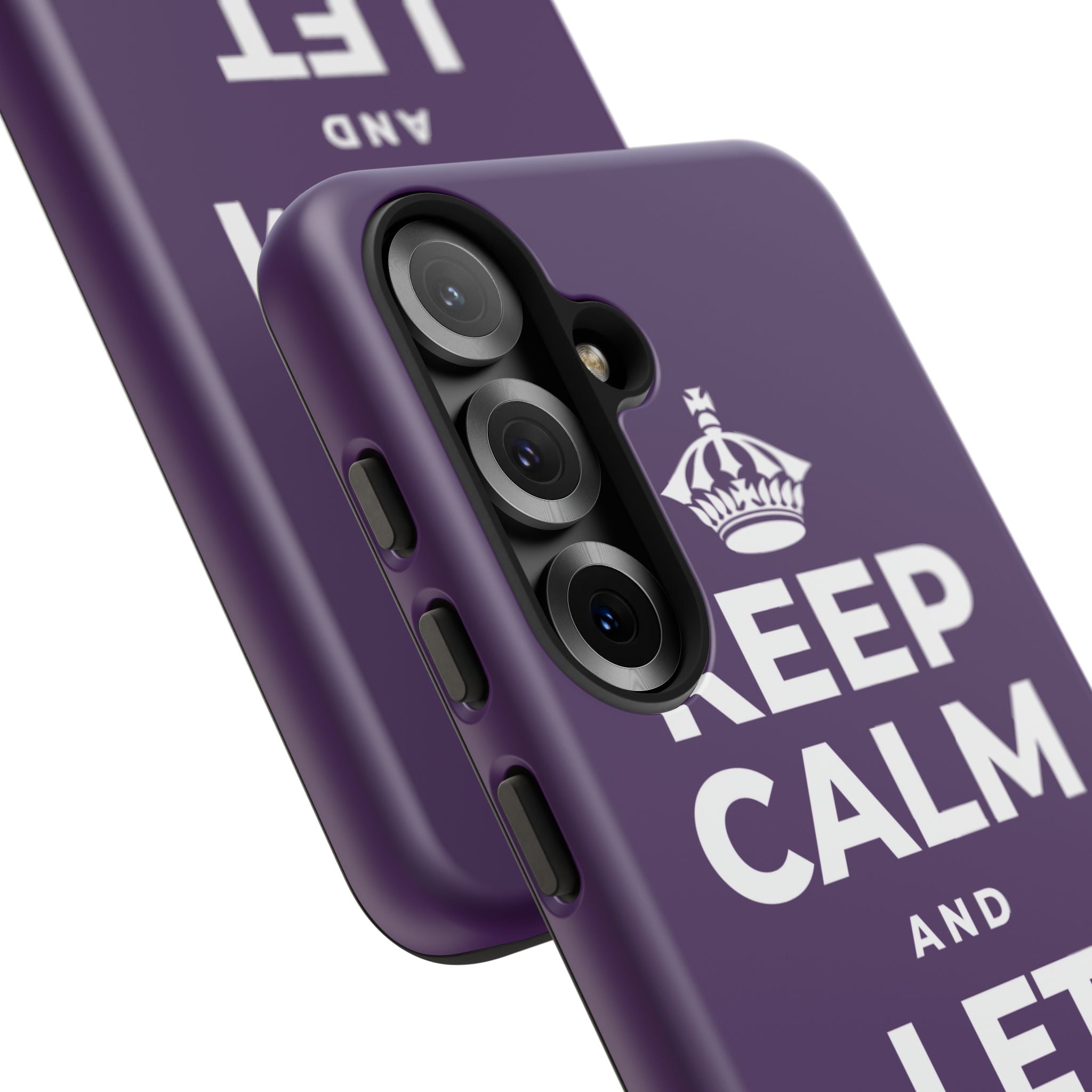 KEEP CALM AND LET IT RAIN Phone Case