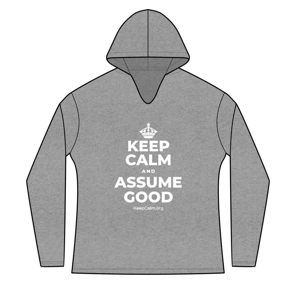 KEEP CALM AND ASSUME GOOD Women's Long Sleeve Hoodie