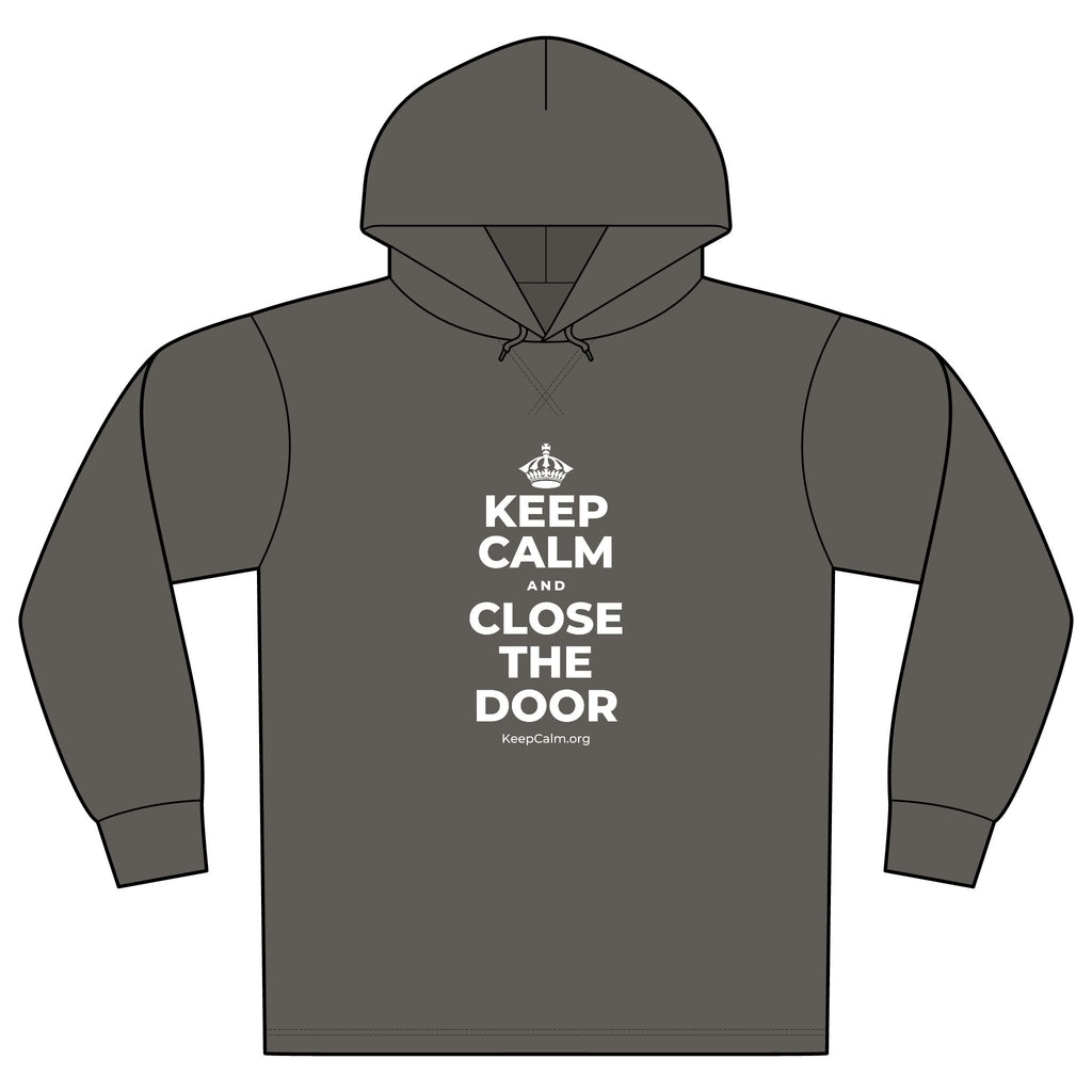 KEEP CALM AND CLOSE THE DOOR Organic Hoodie Tee