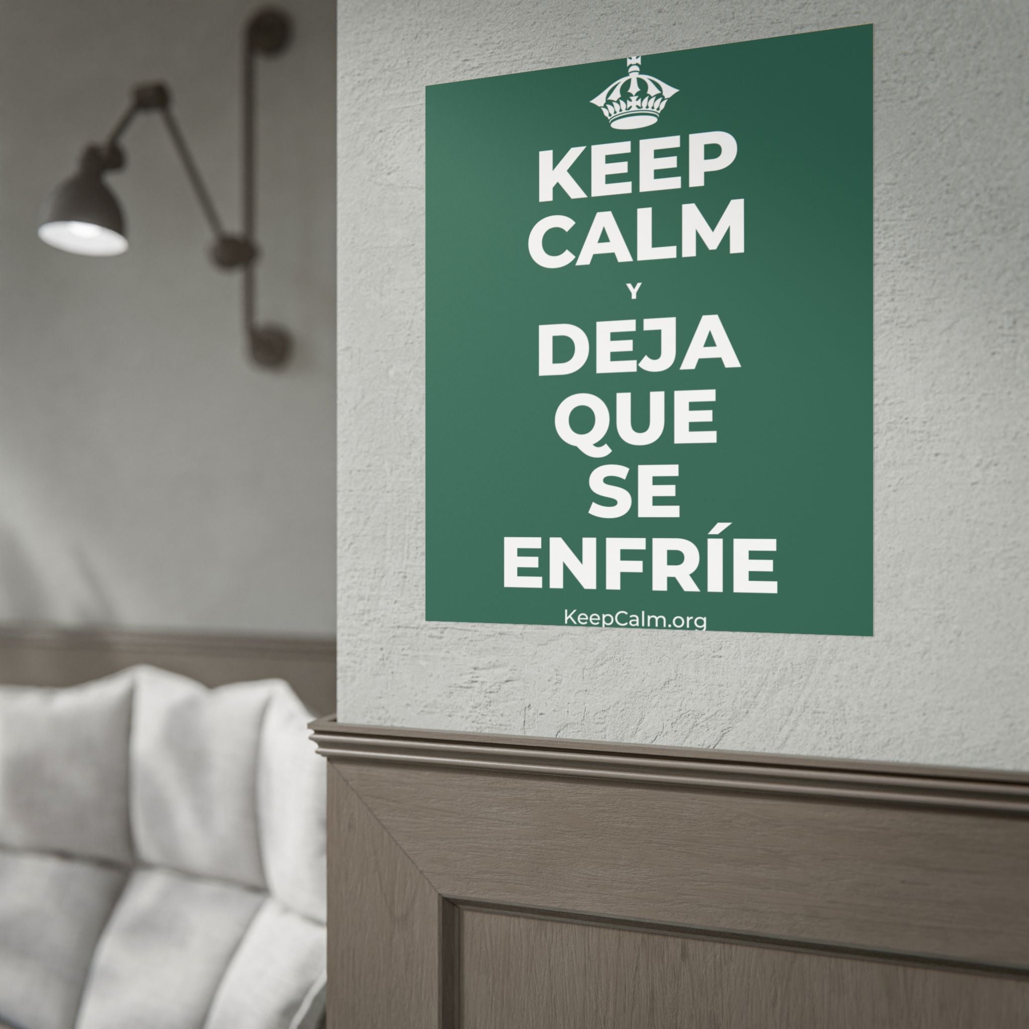 KEEP CALM Y DEJA QUE SE ENFRÍE Poster